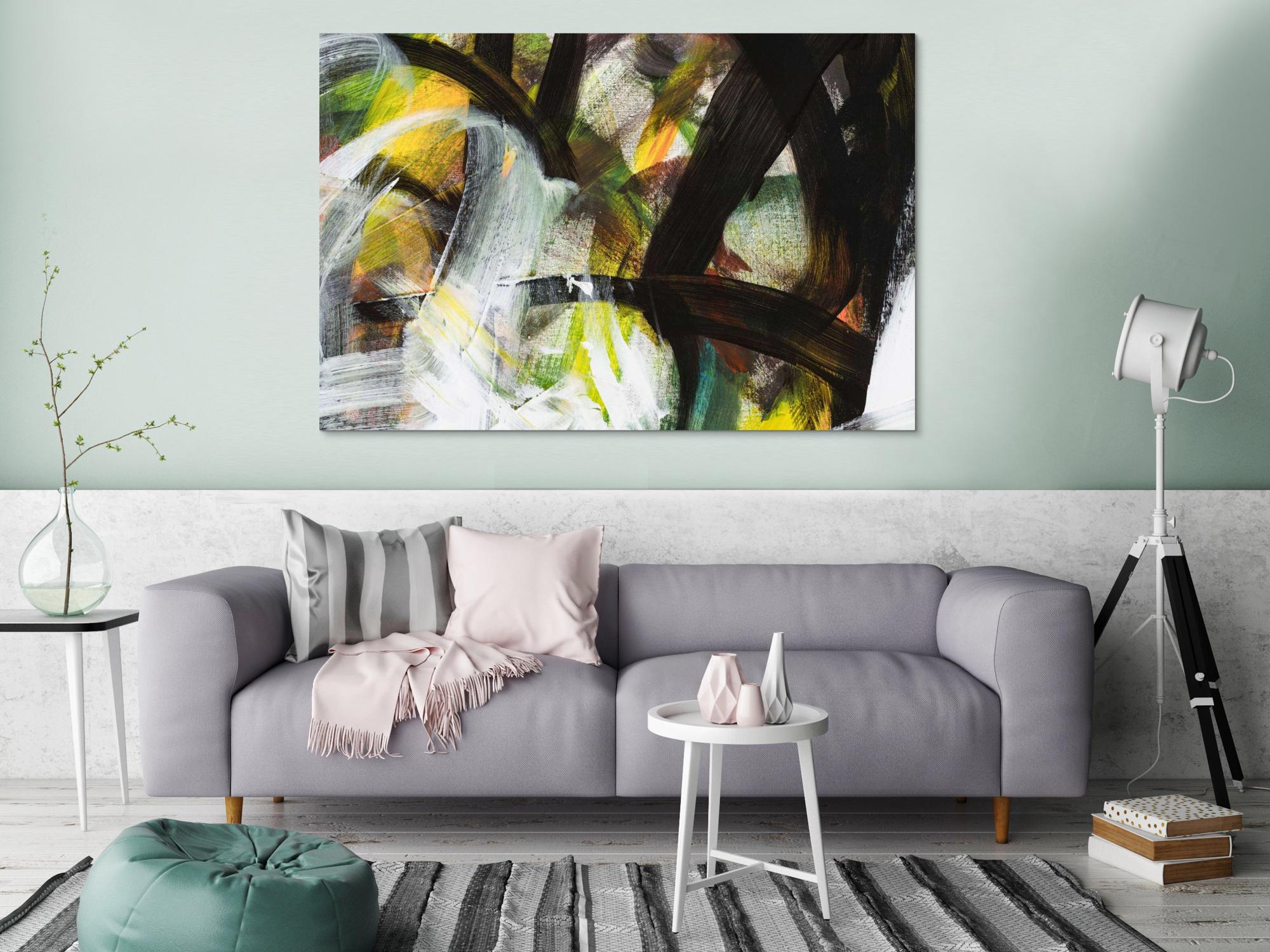 Abstraktes Bild auf Leinwand
