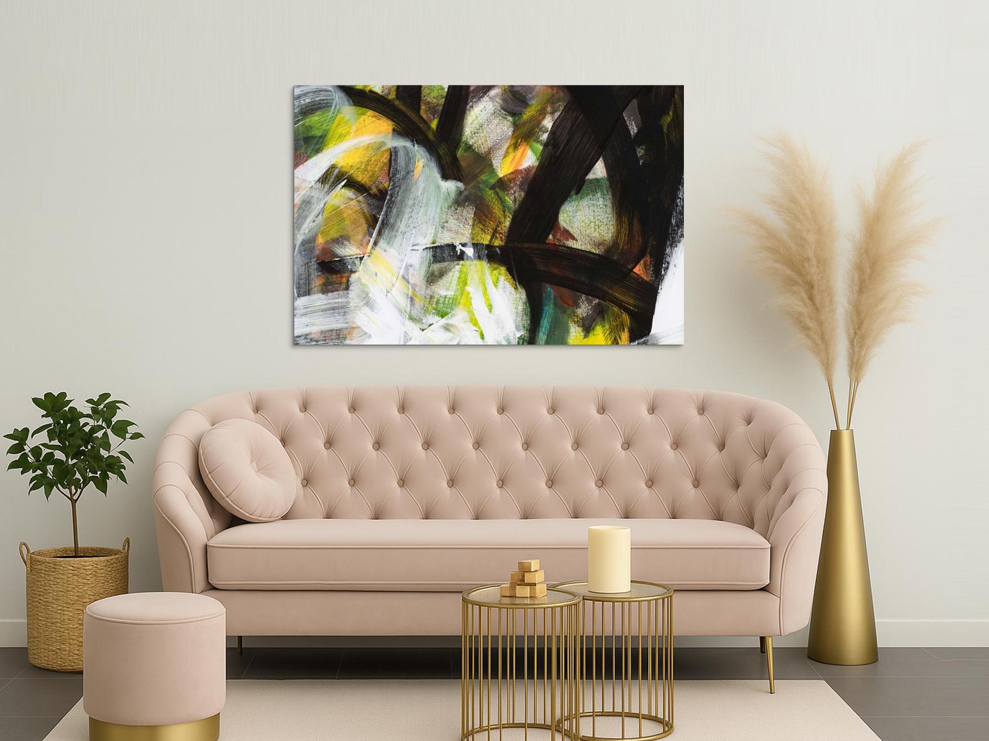 Abstraktes Bild auf Leinwand