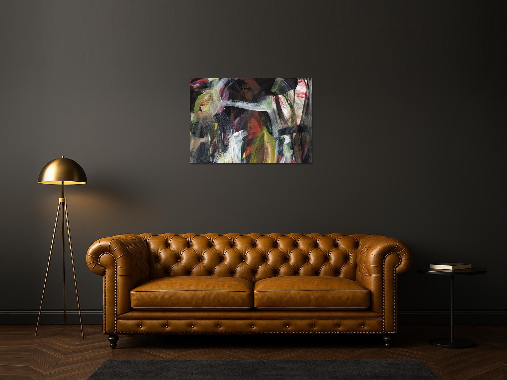 Abstraktes Bild auf Leinwand