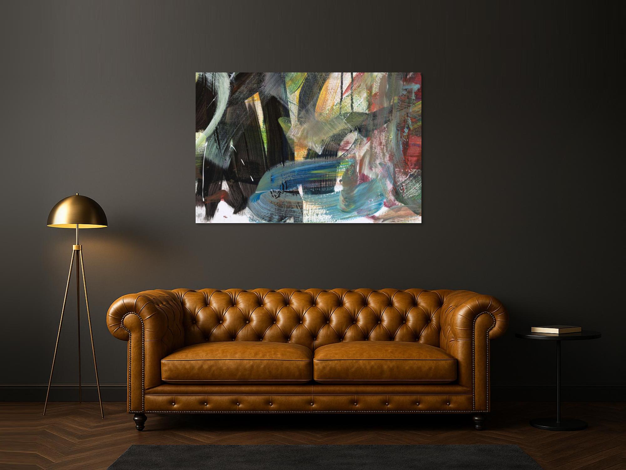 Abstraktes Bild auf Leinwand