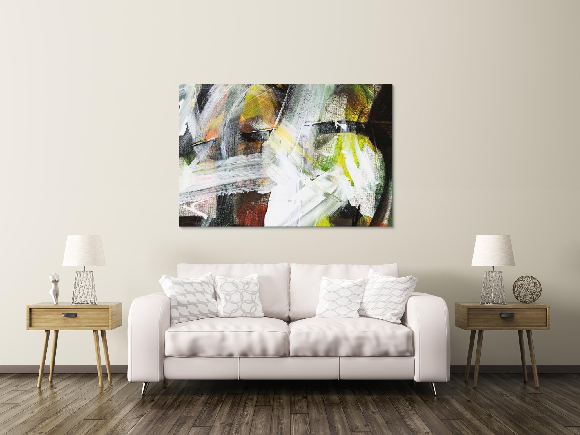 Abstraktes Bild auf Leinwand