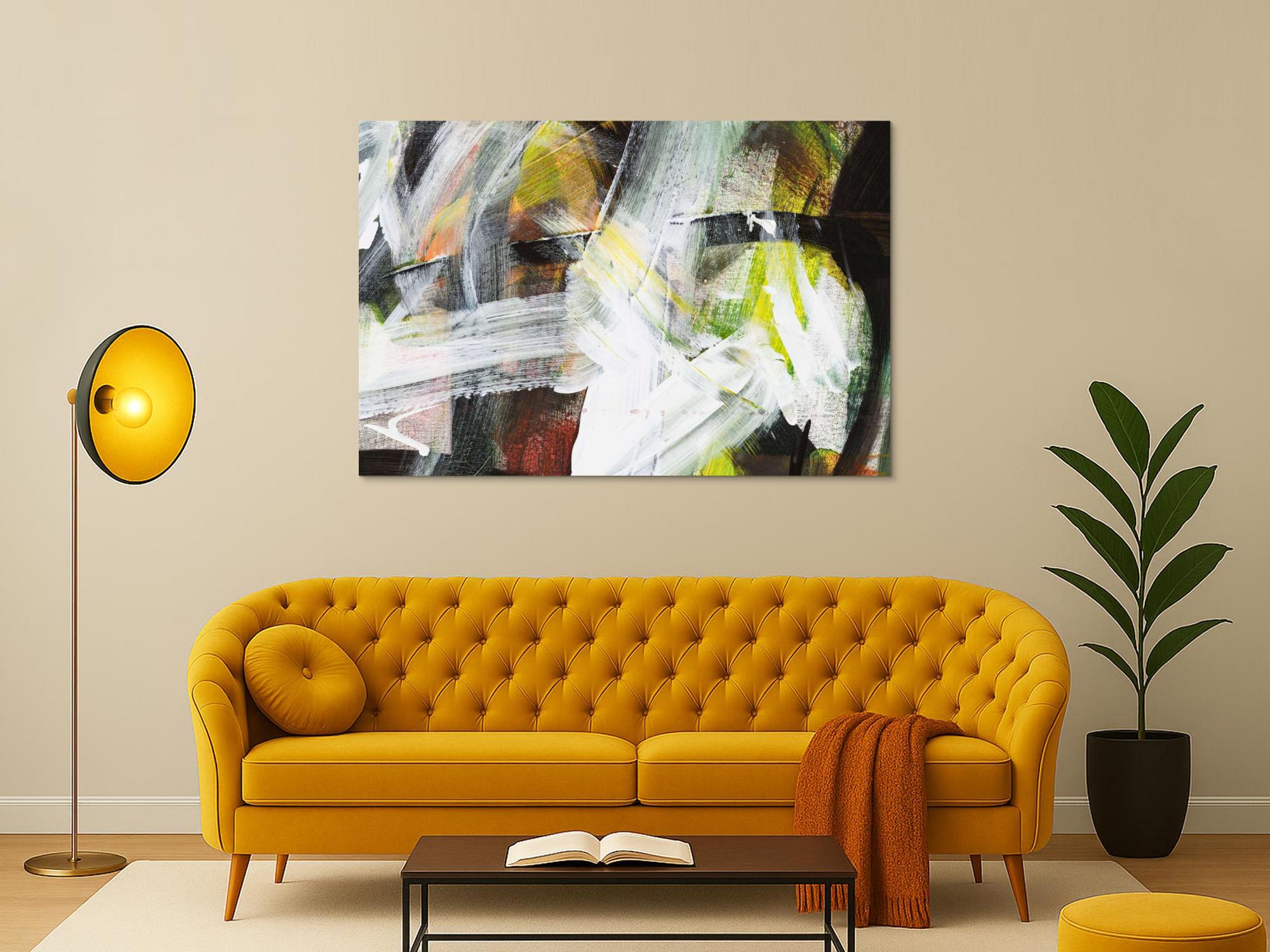 Abstraktes Bild auf Leinwand