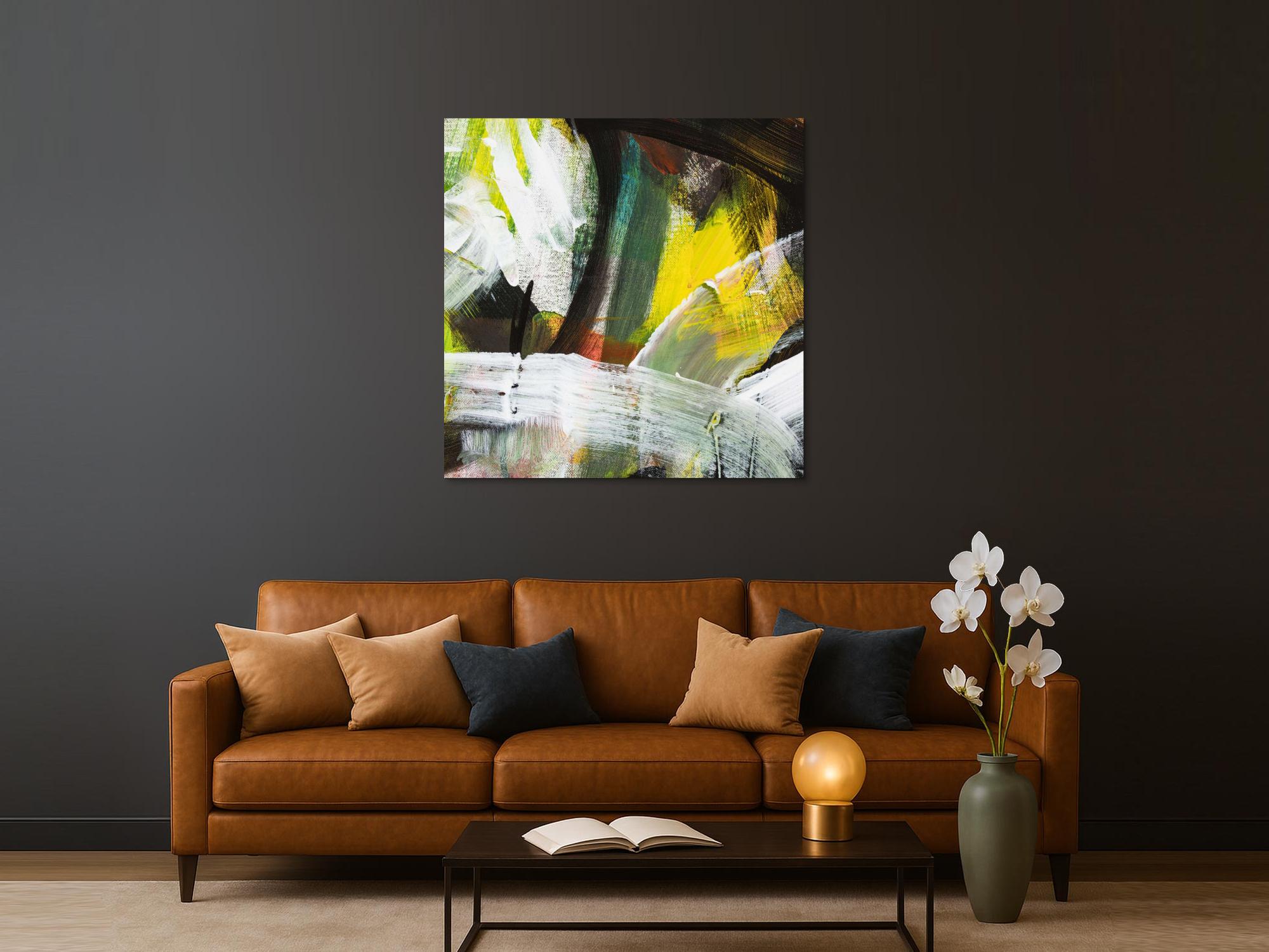 Abstraktes Bild auf Leinwand