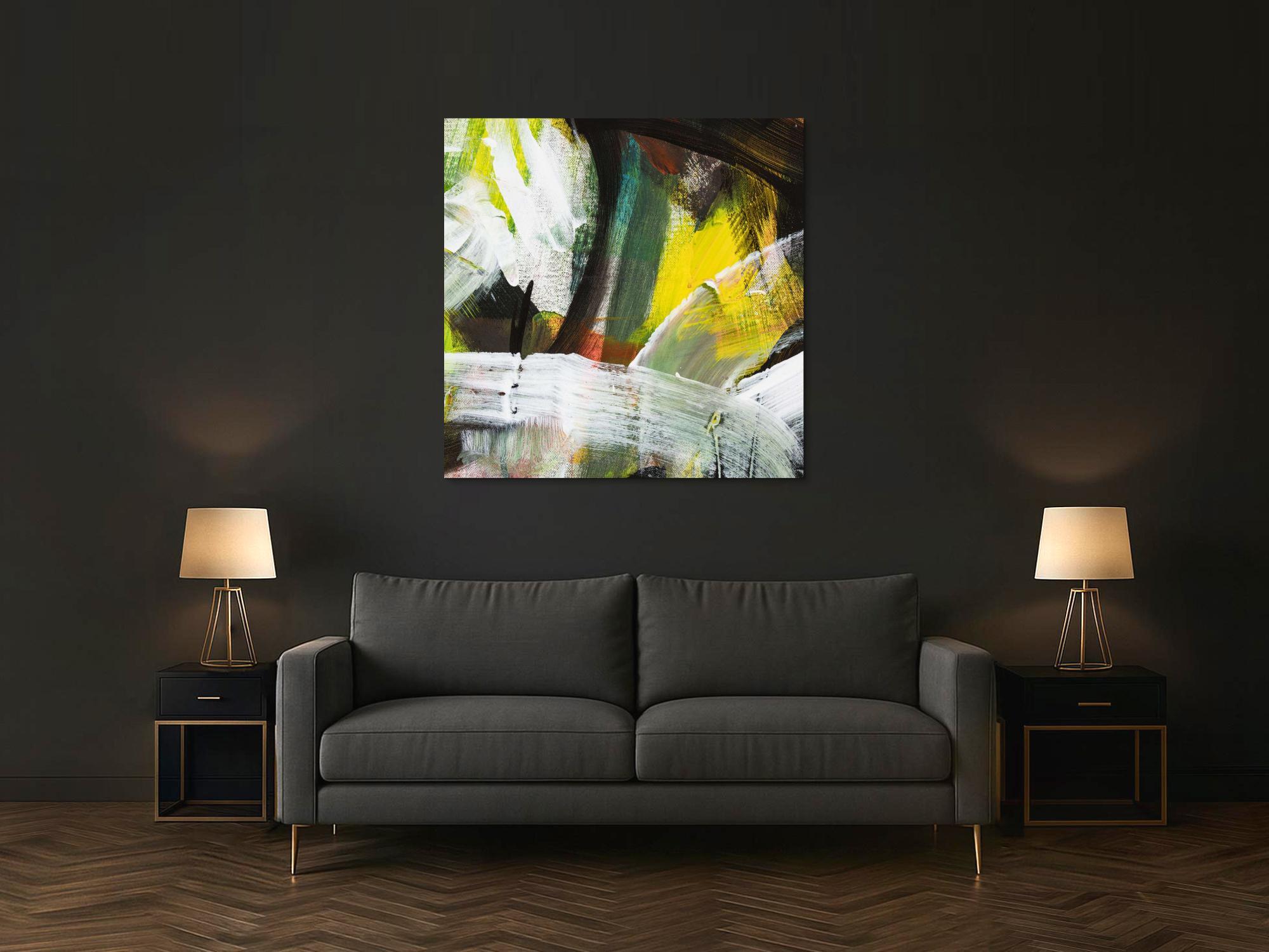 Abstraktes Bild auf Leinwand