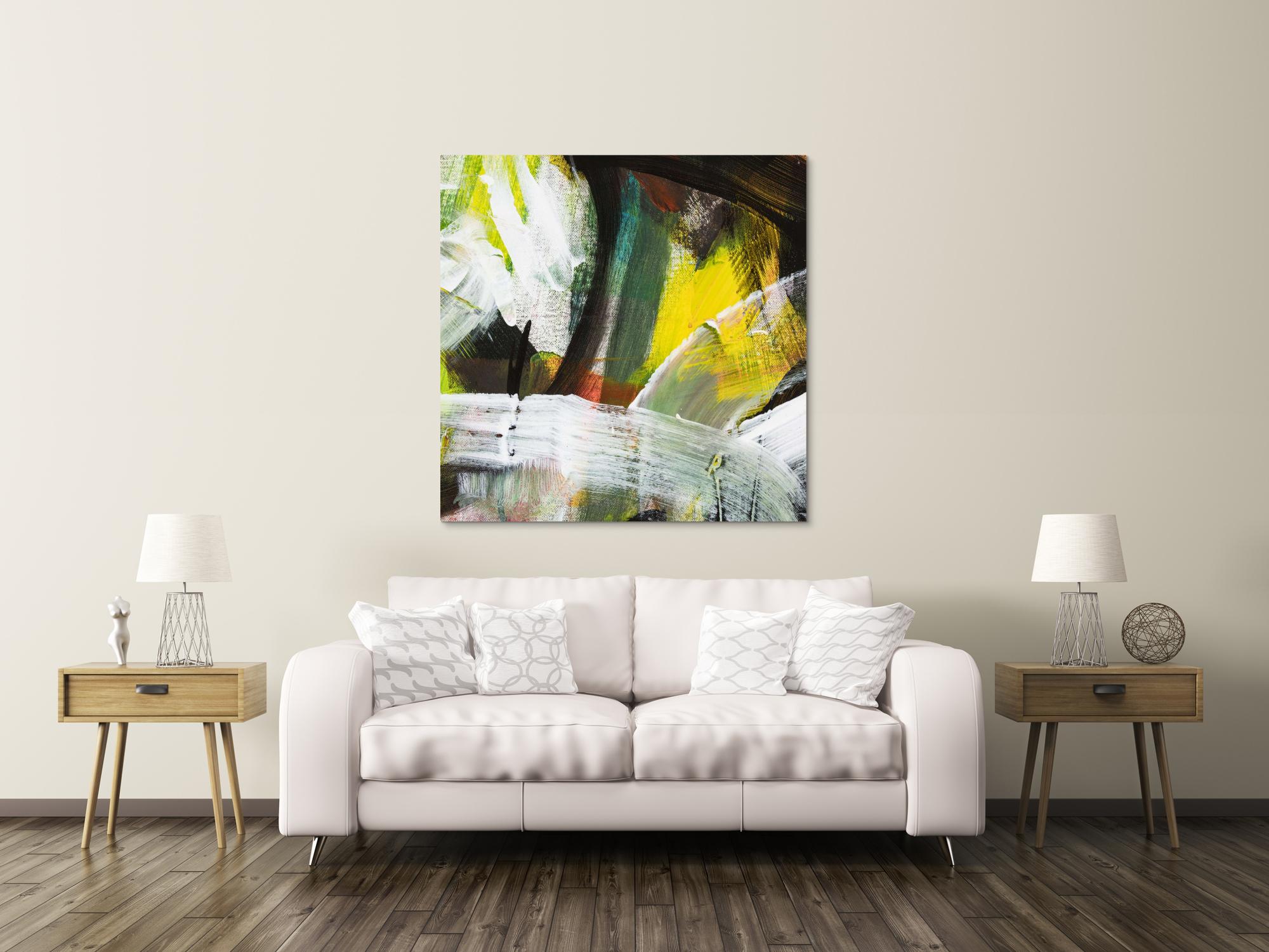 Abstraktes Bild auf Leinwand