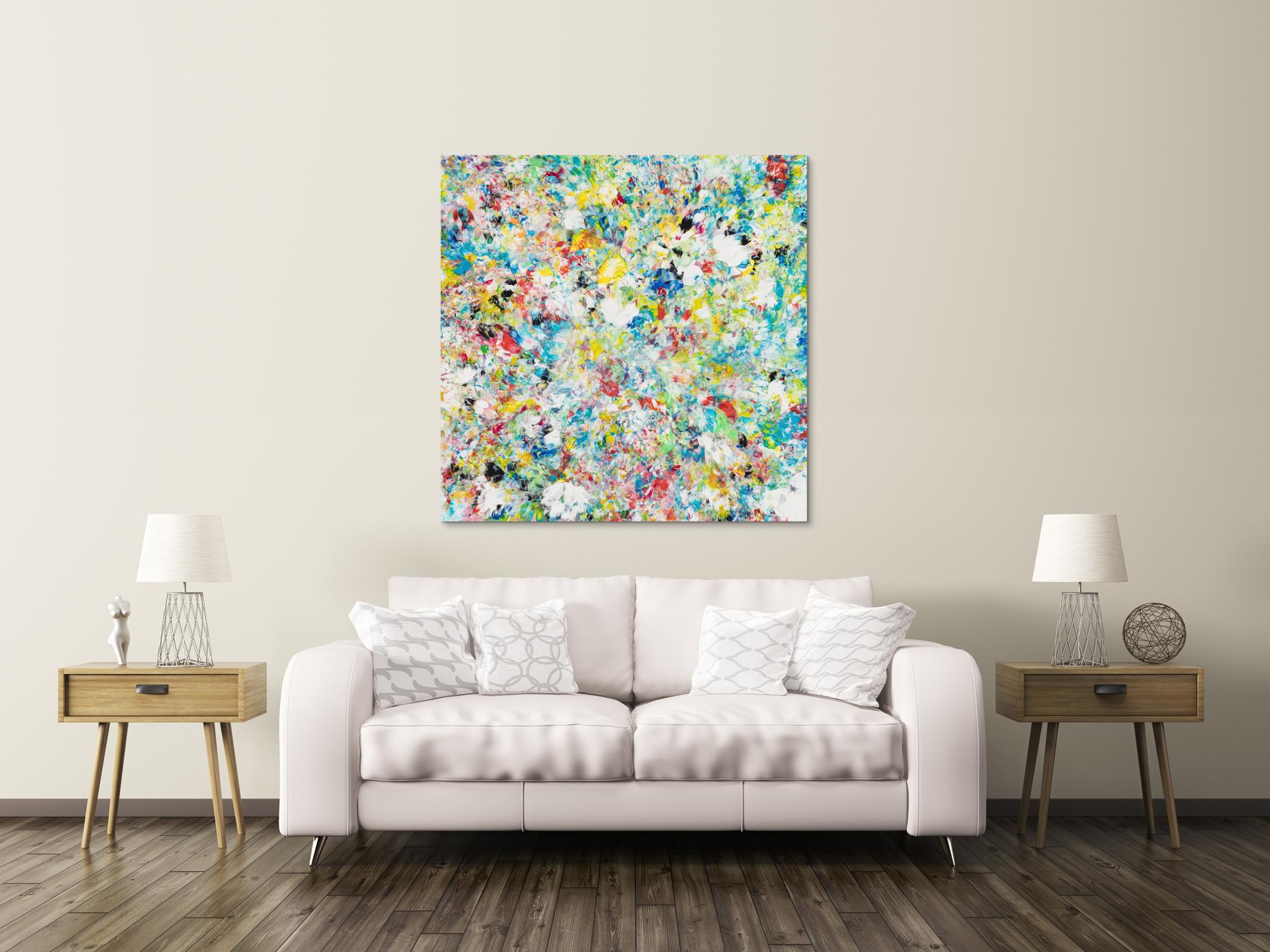 Abstraktes Bild auf Leinwand