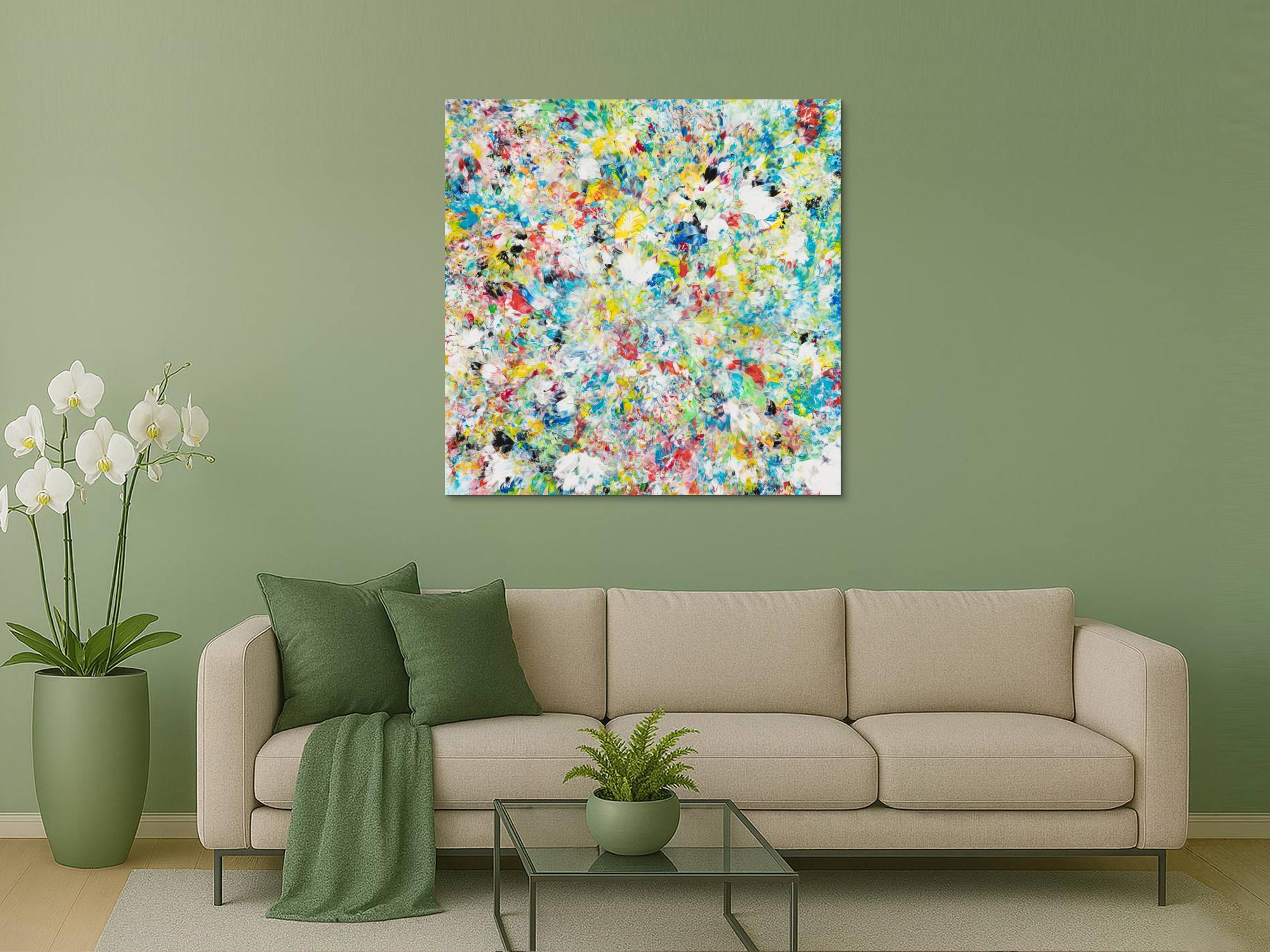 Abstraktes Bild auf Leinwand