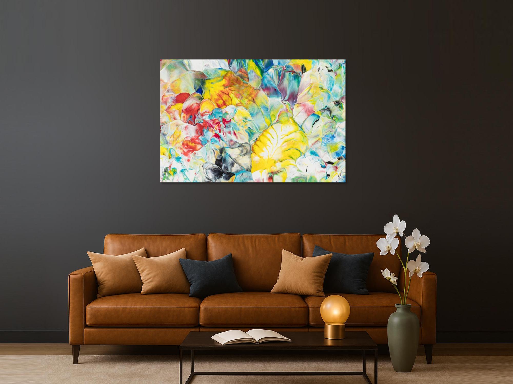 Abstraktes Bild auf Leinwand