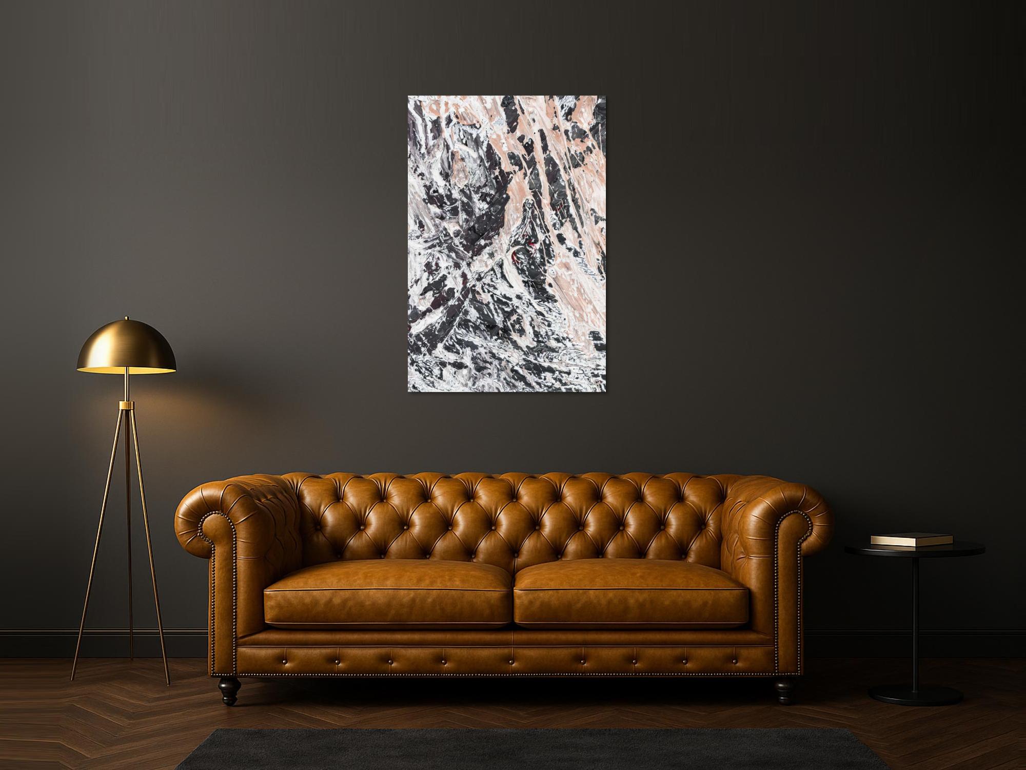 Abstraktes Bild auf Leinwand