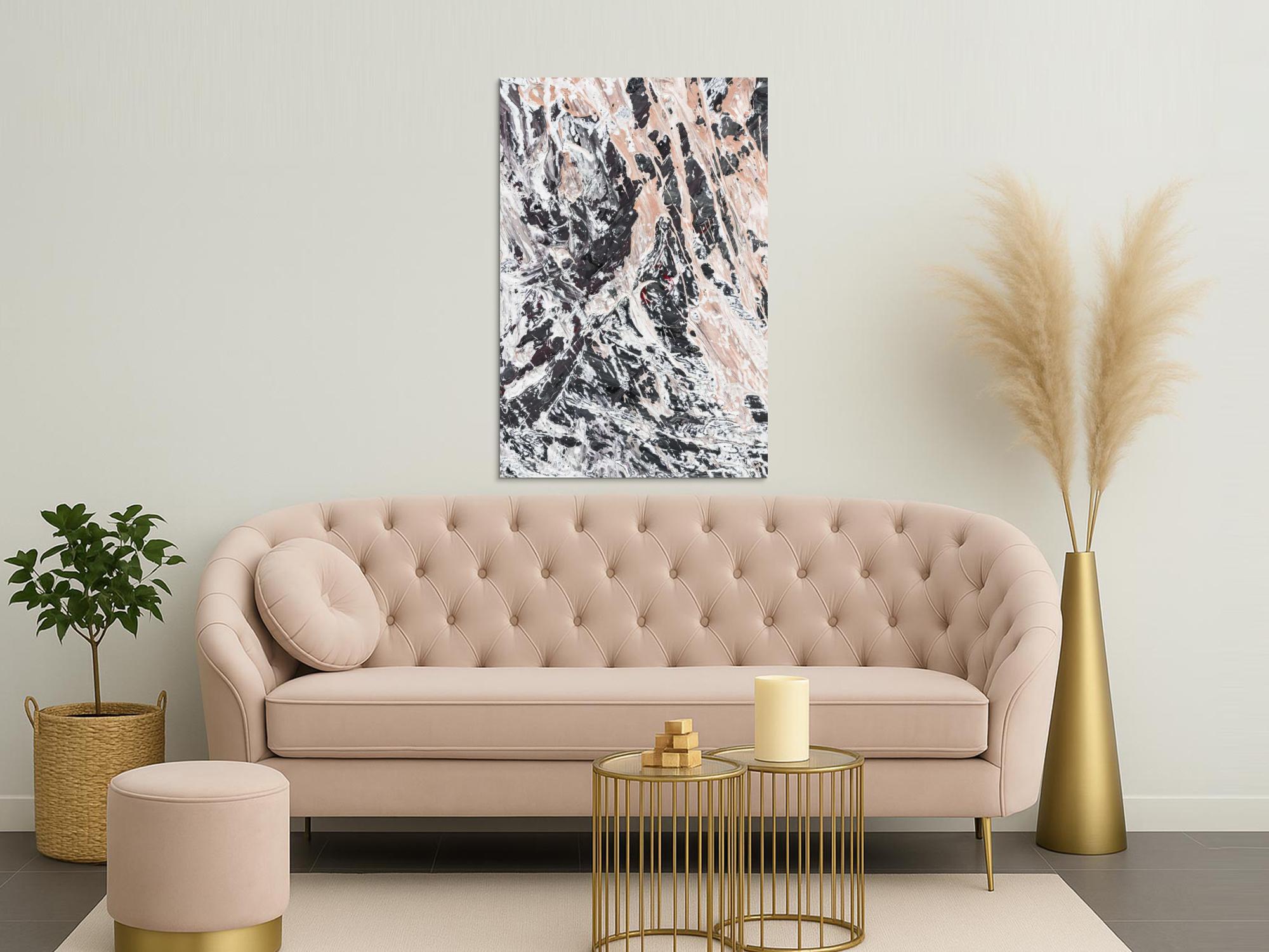 Abstraktes Bild auf Leinwand