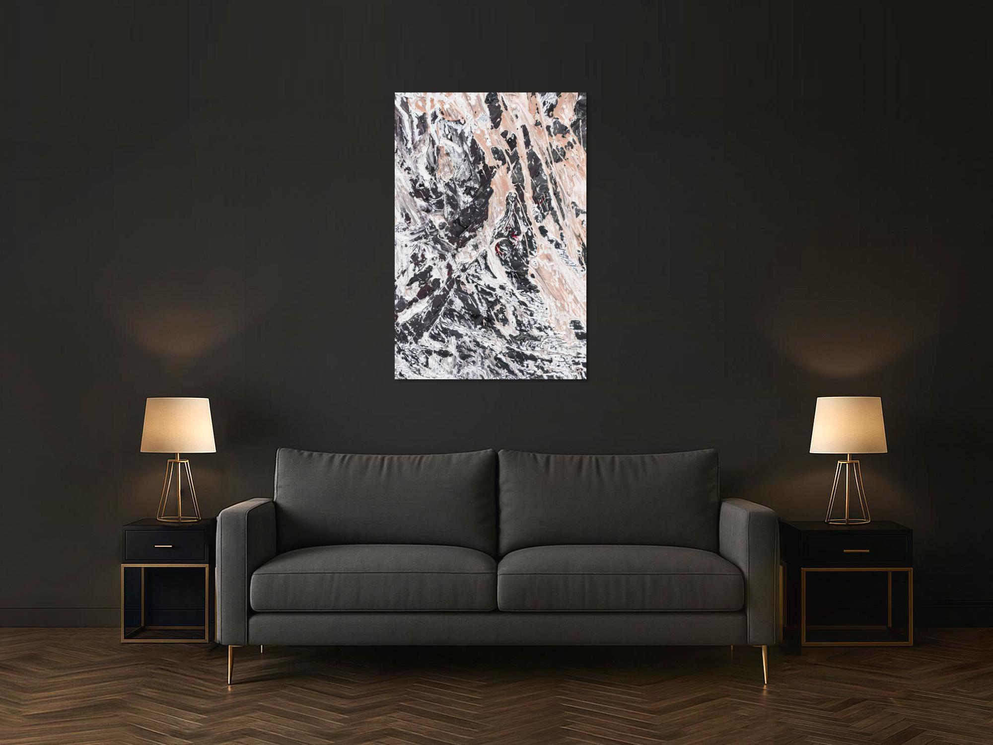 Abstraktes Bild auf Leinwand