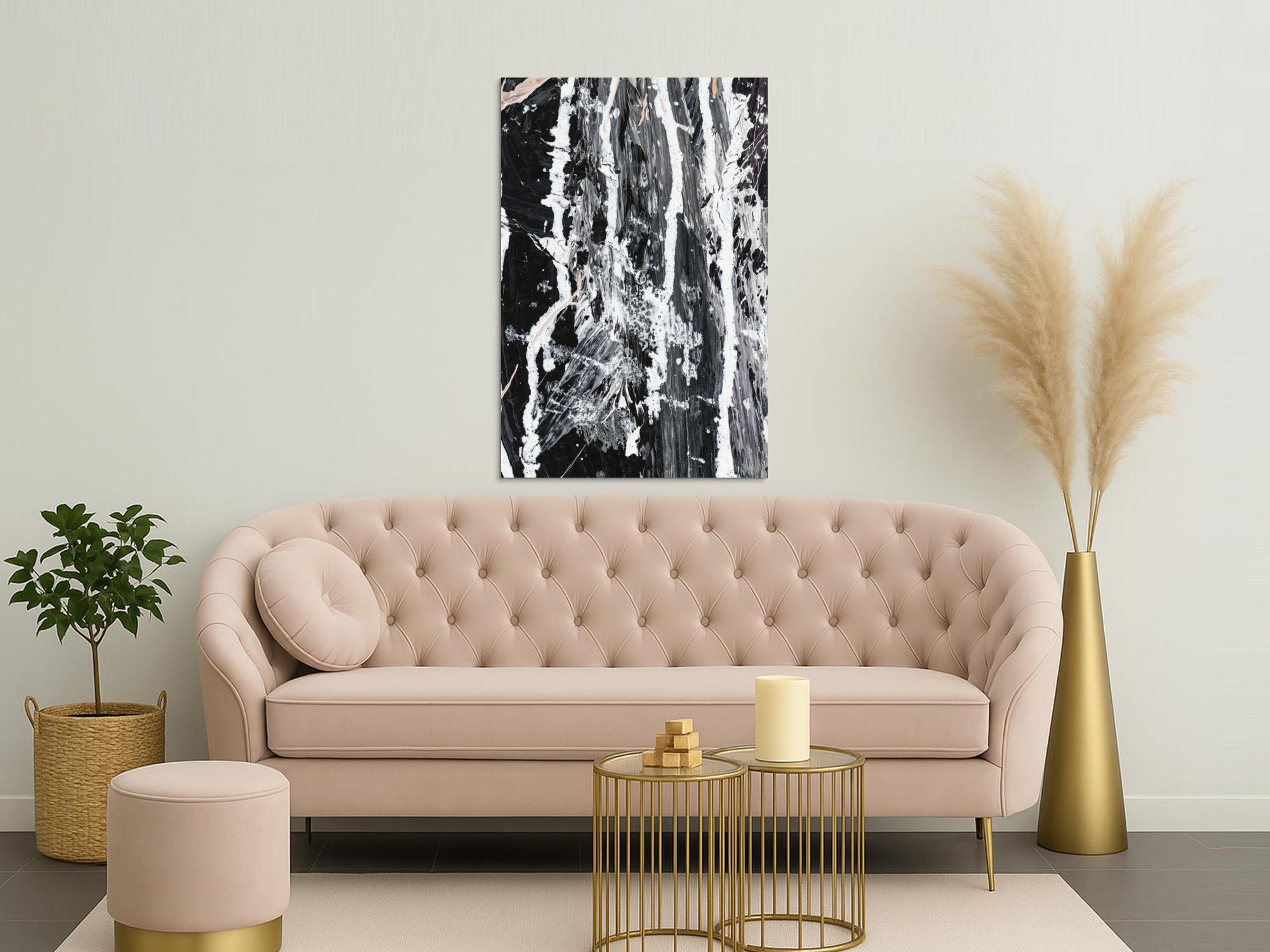 Abstraktes Bild auf Leinwand