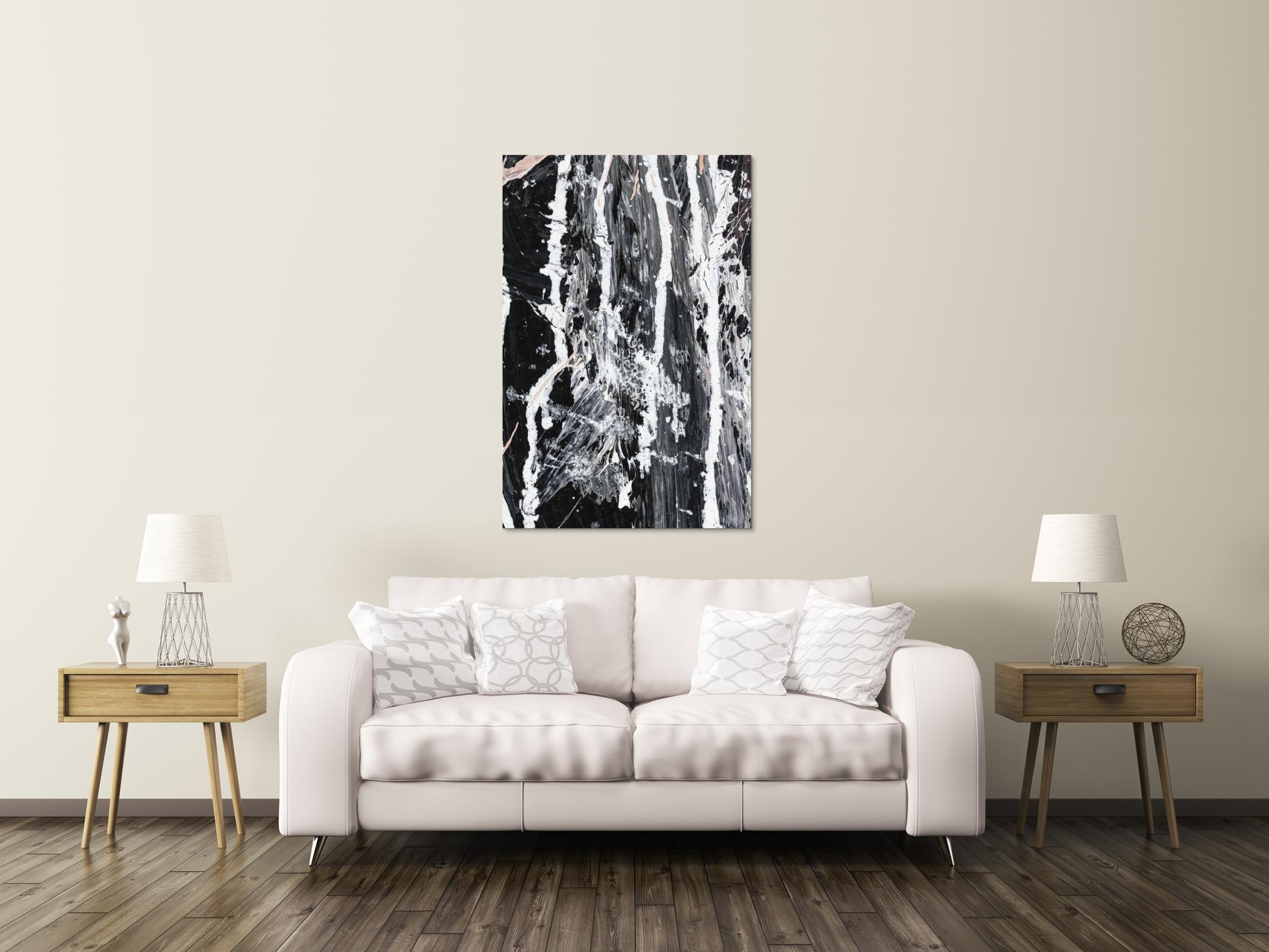 Abstraktes Bild auf Leinwand