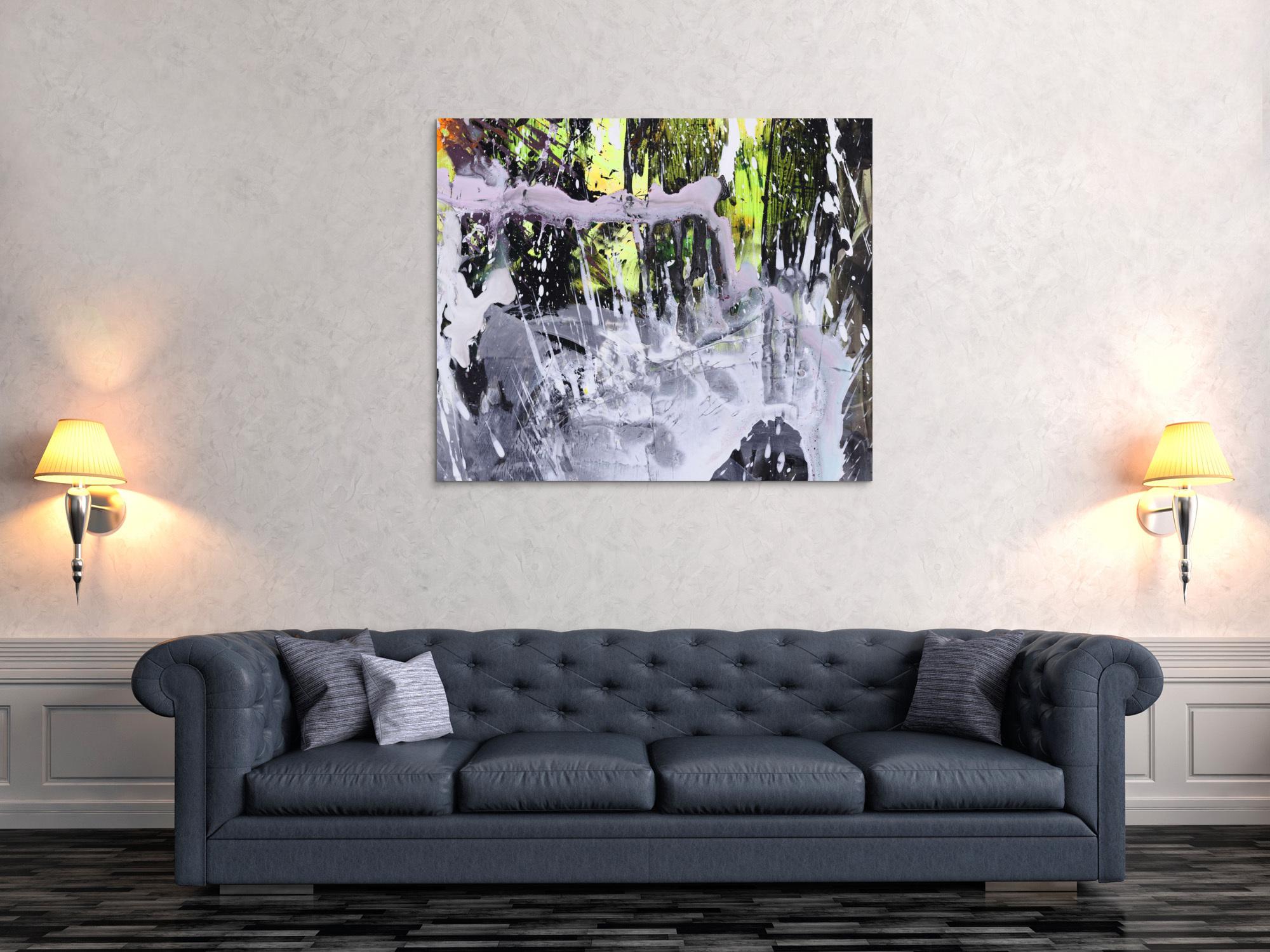 Abstraktes Bild auf Leinwand