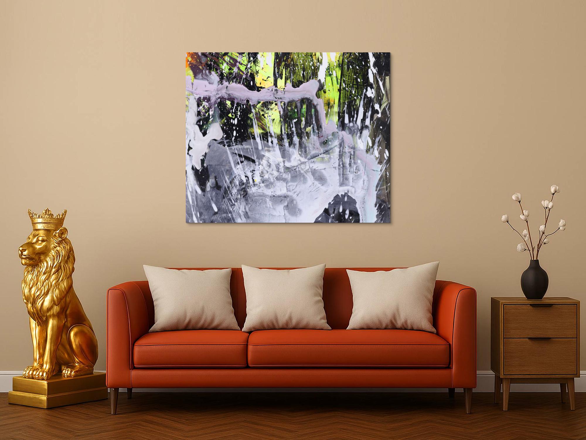 Abstraktes Bild auf Leinwand