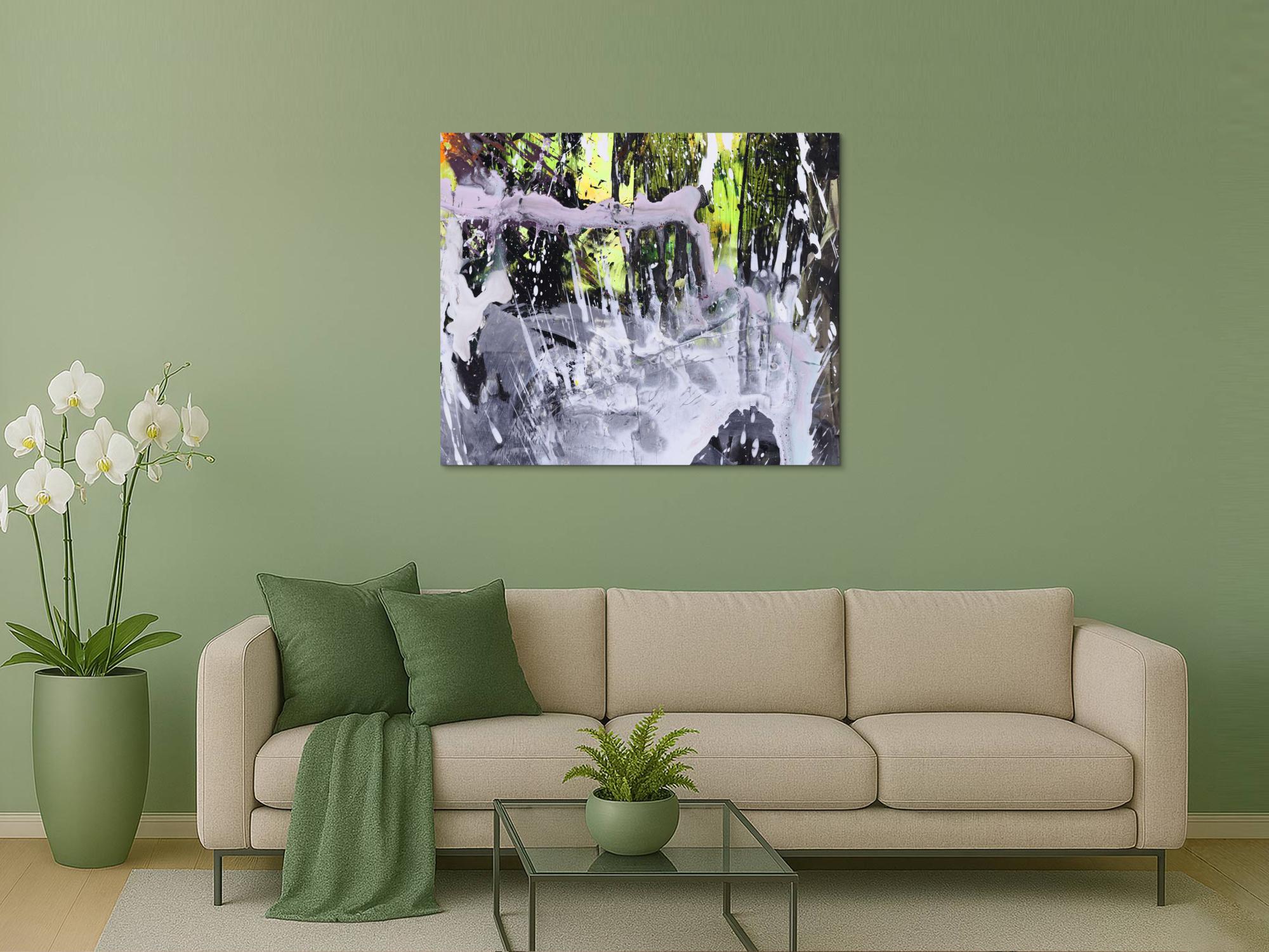 Abstraktes Bild auf Leinwand