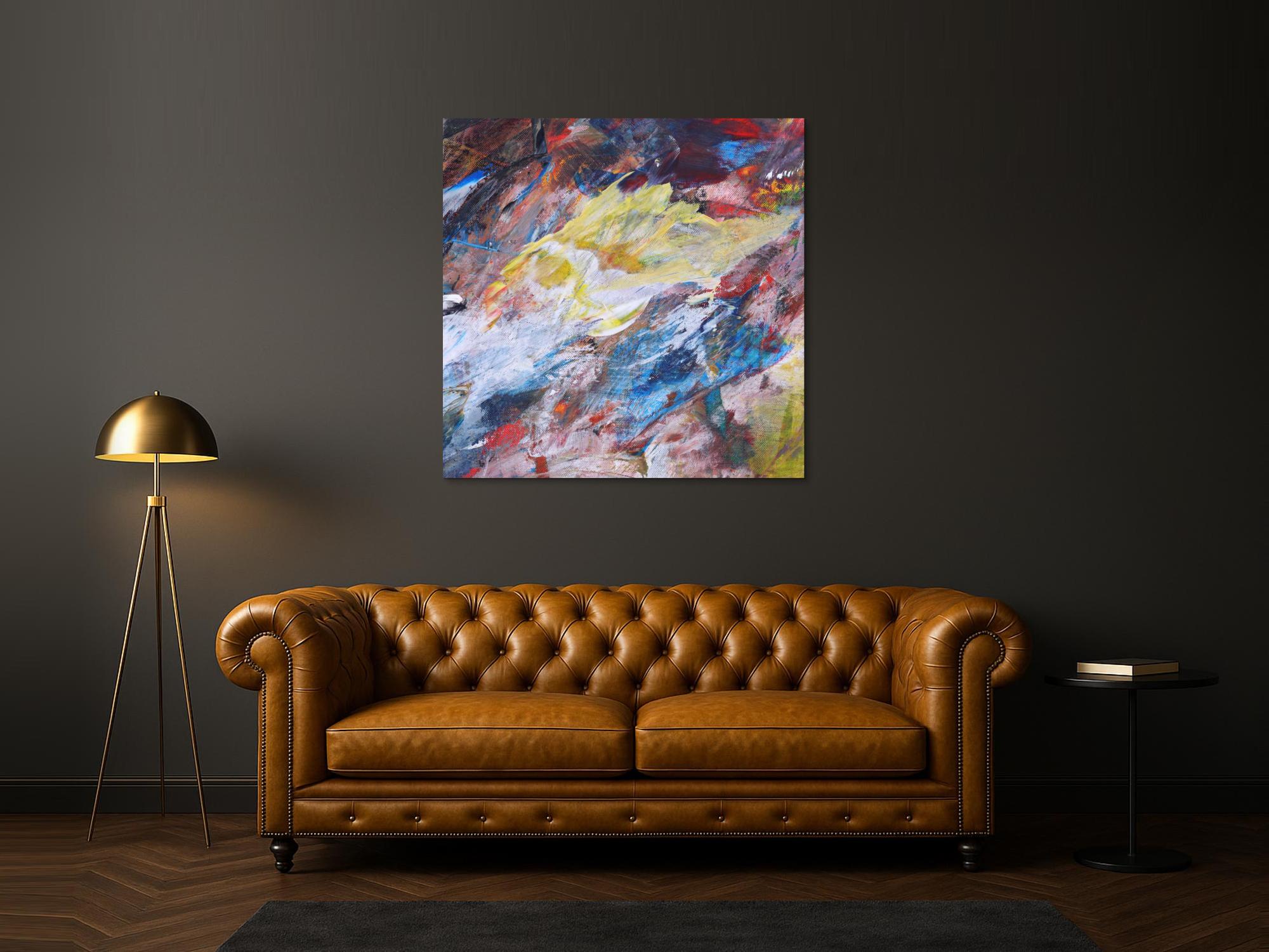 Abstraktes Bild auf Leinwand