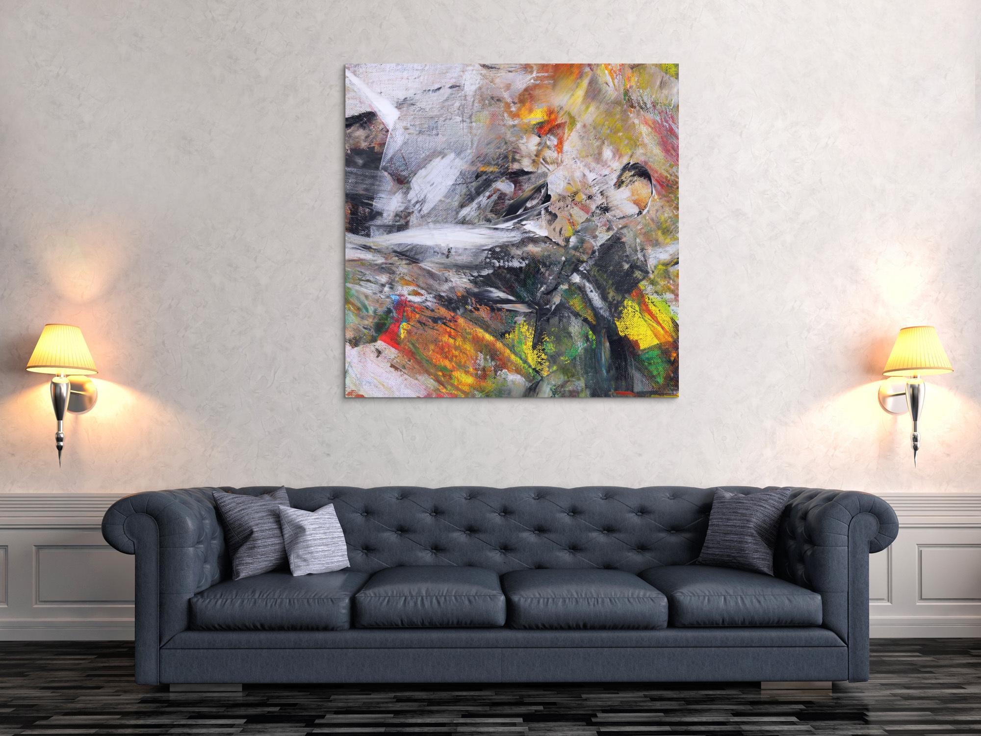 Abstraktes Bild auf Leinwand