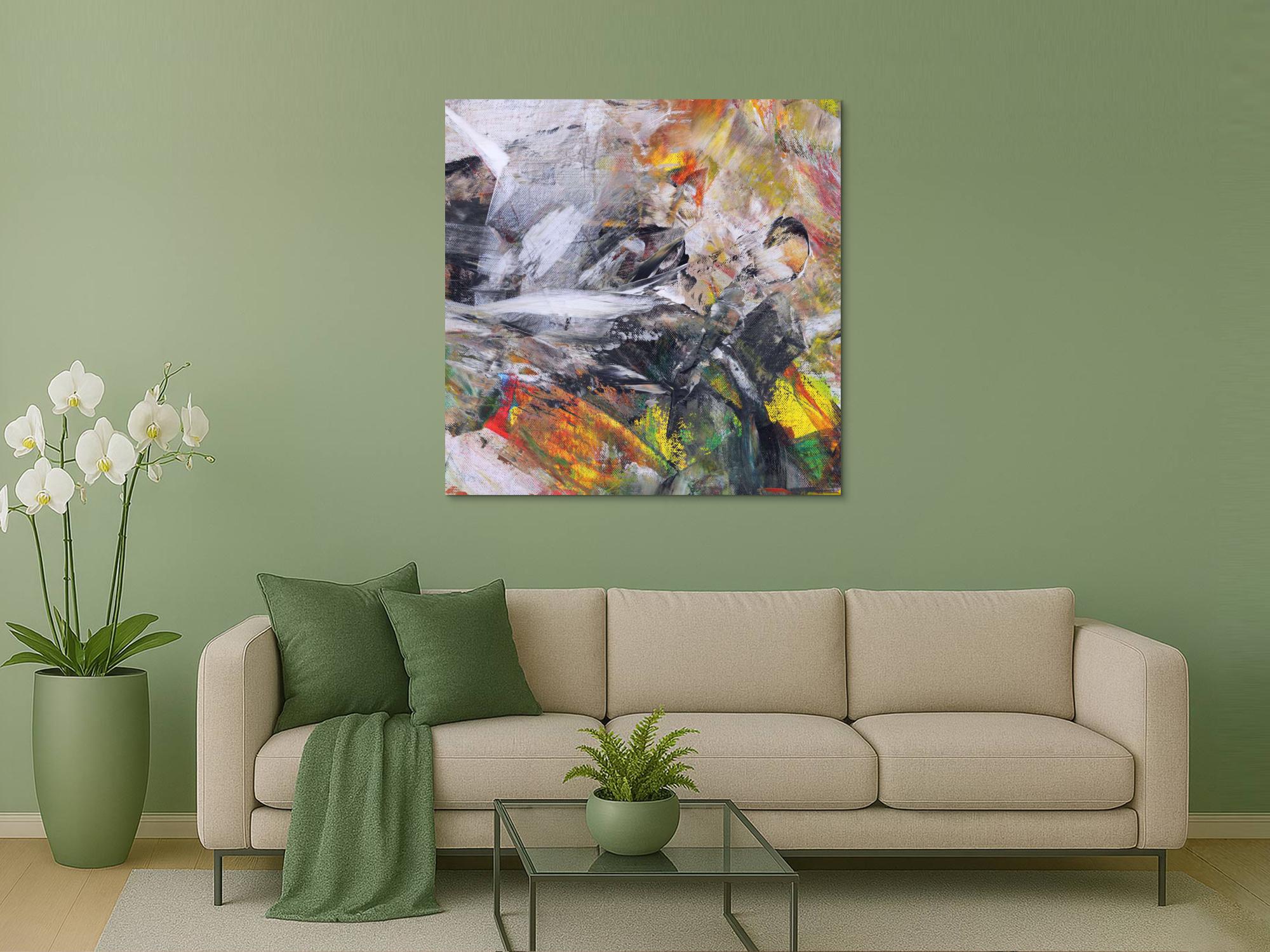 Abstraktes Bild auf Leinwand