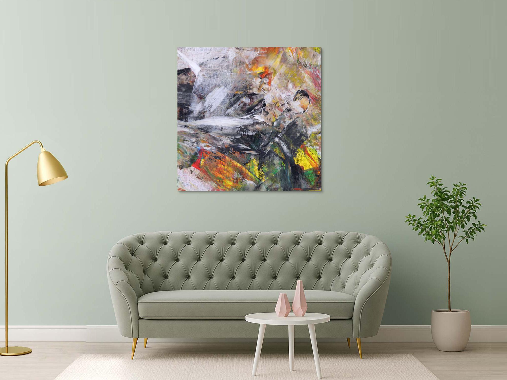 Abstraktes Bild auf Leinwand