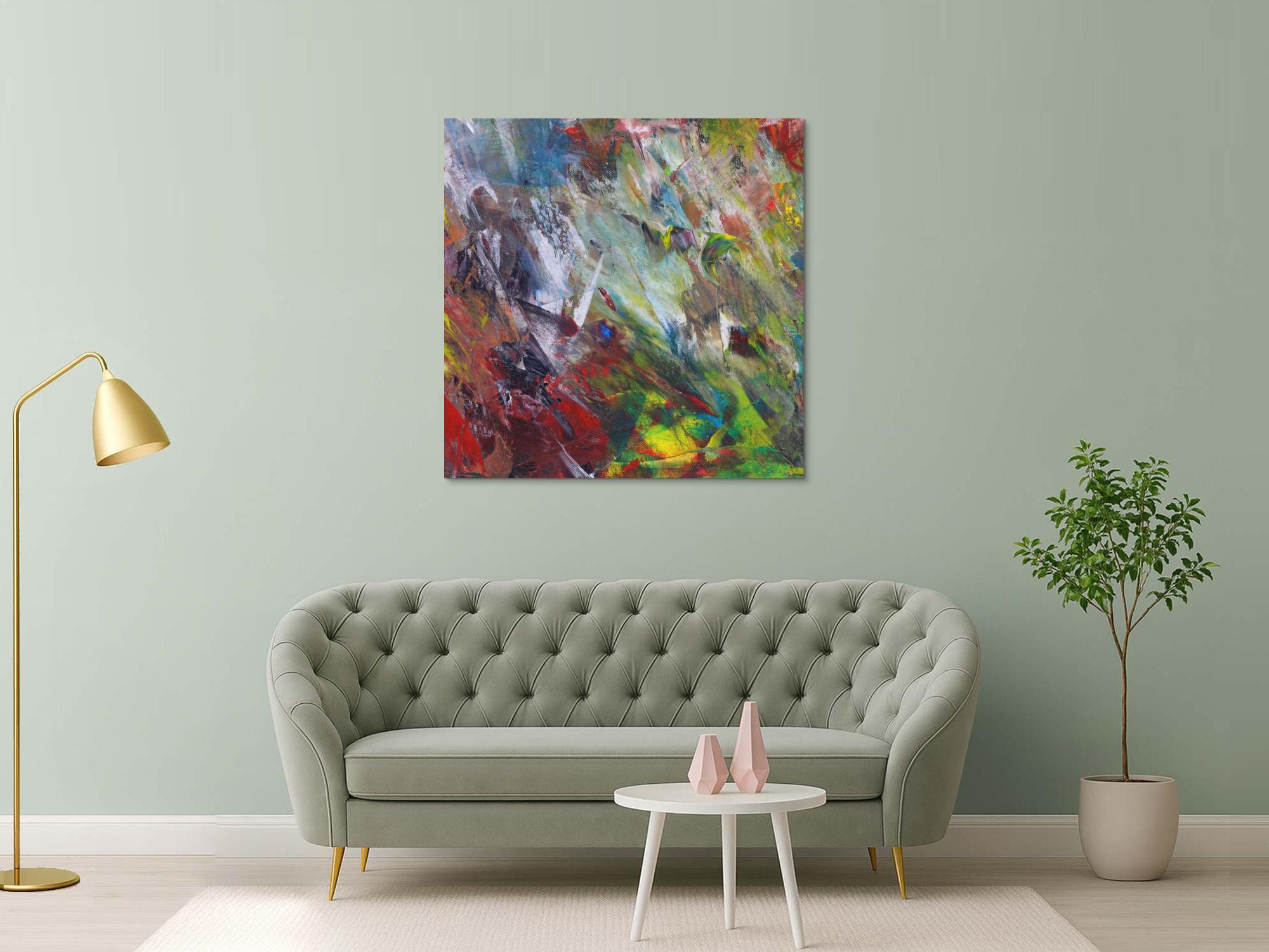 Abstraktes Bild auf Leinwand