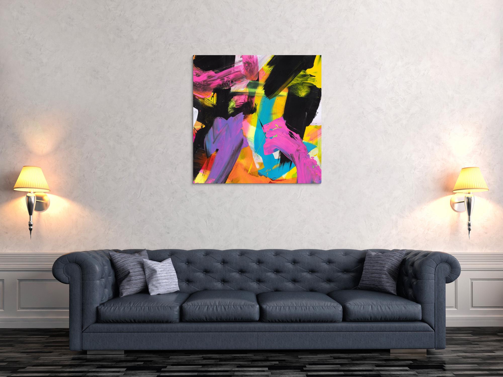 Abstraktes Bild auf Leinwand