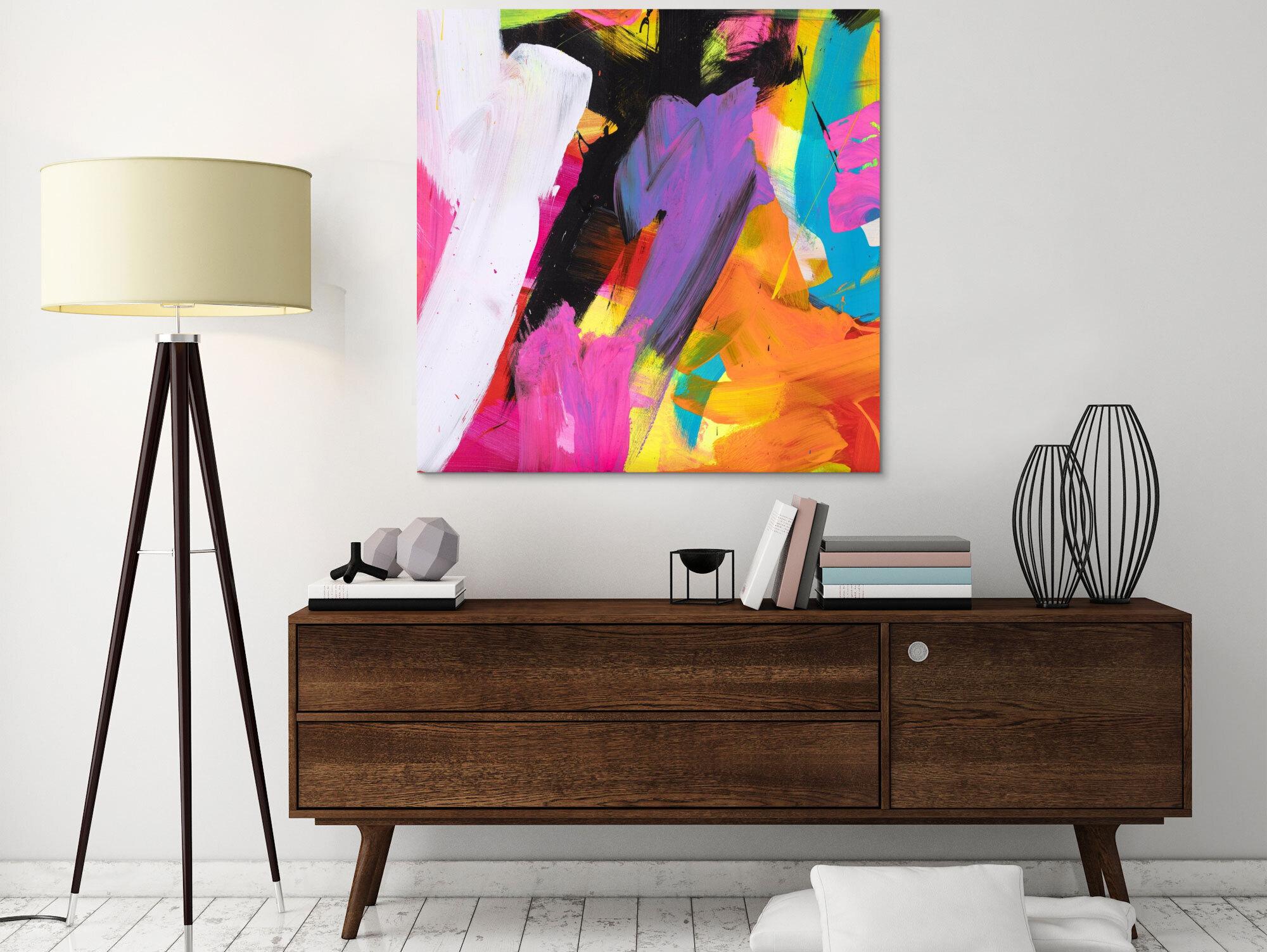 Abstraktes Bild auf Leinwand