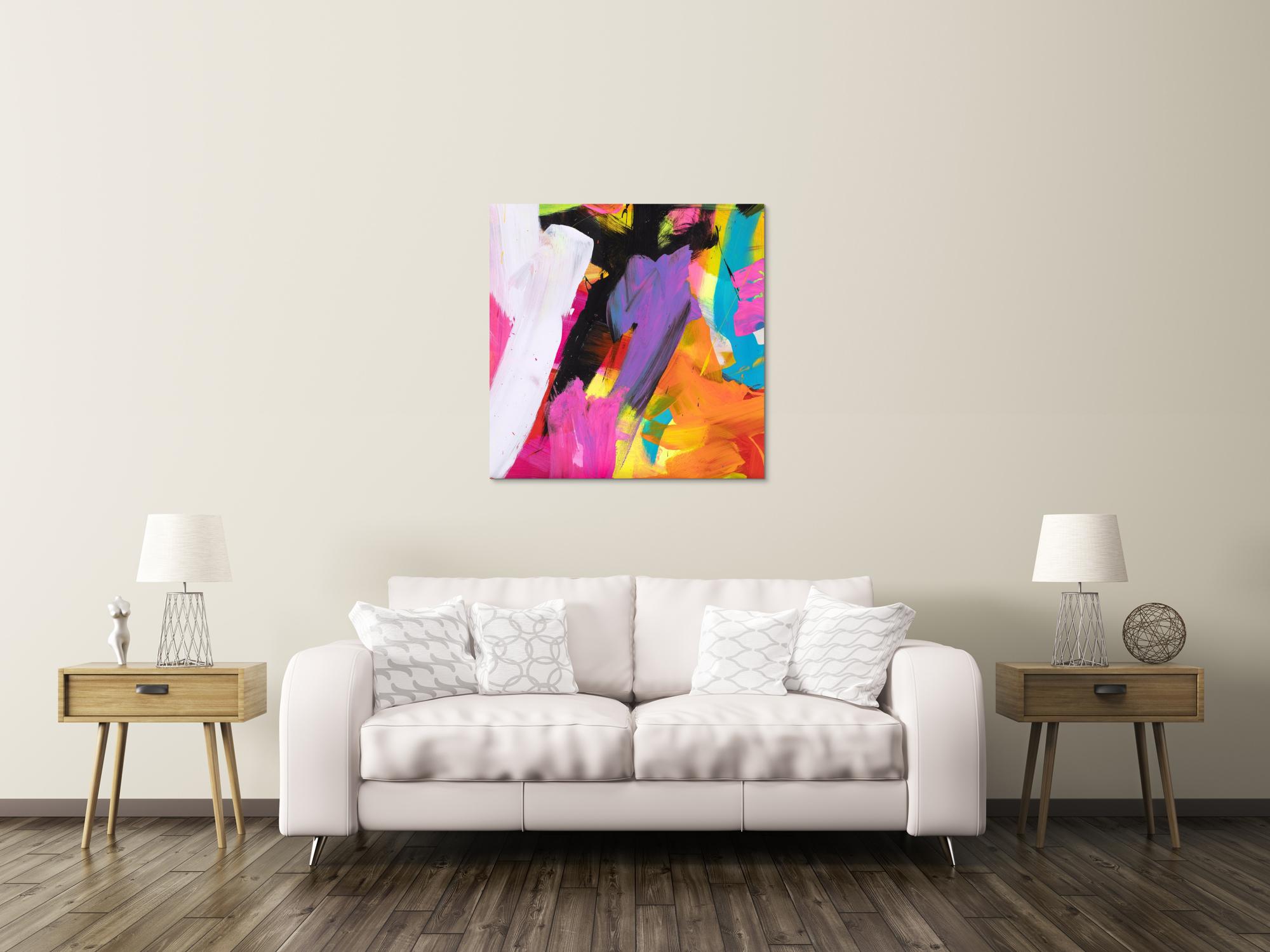 Abstraktes Bild auf Leinwand