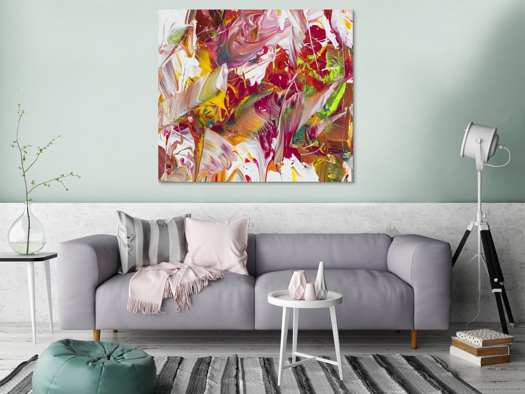 Abstraktes Bild auf Leinwand