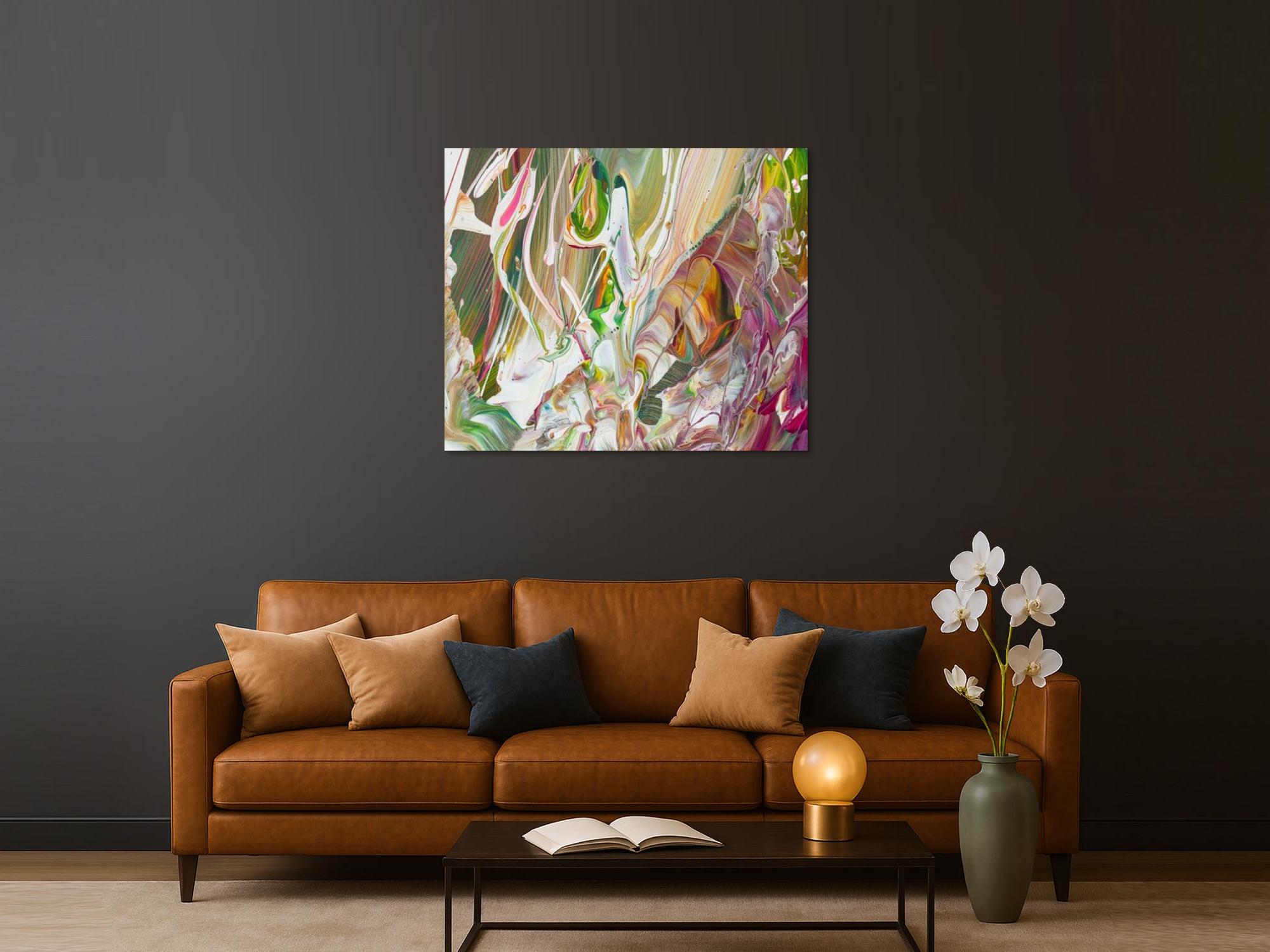 Abstraktes Bild auf Leinwand