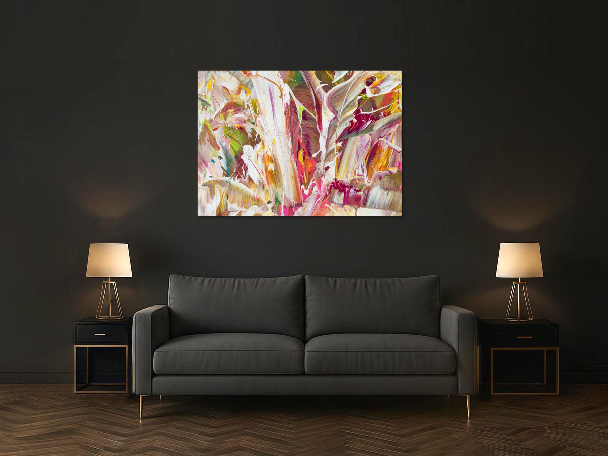 Abstraktes Bild auf Leinwand