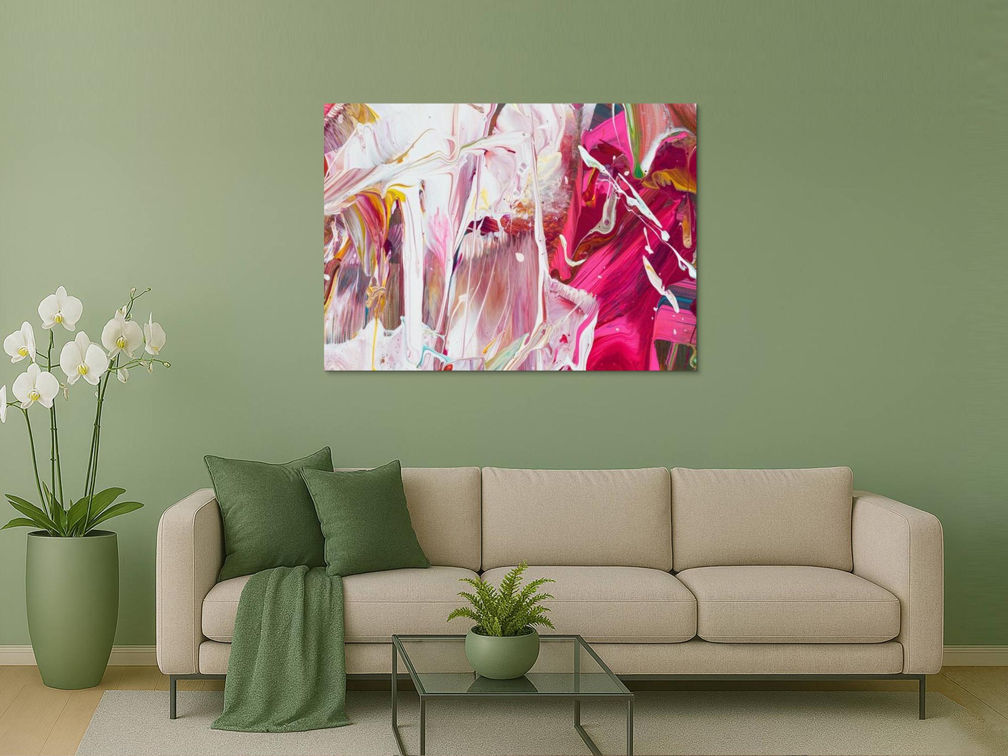 Abstraktes Bild auf Leinwand