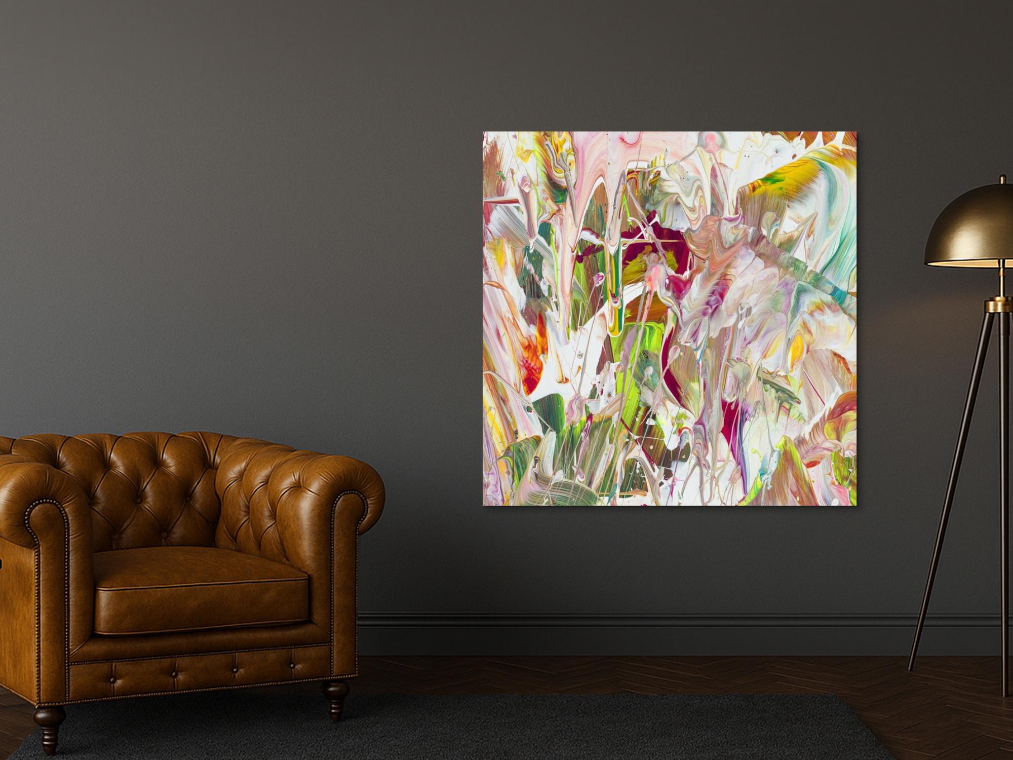 Abstraktes Bild auf Leinwand