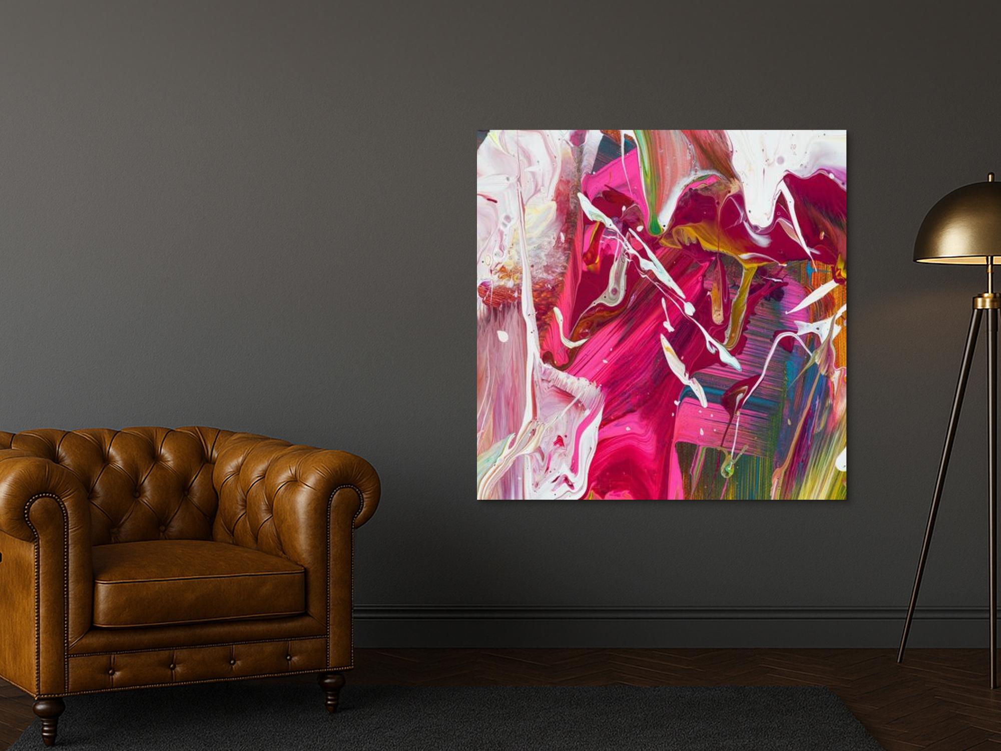 Abstraktes Bild auf Leinwand