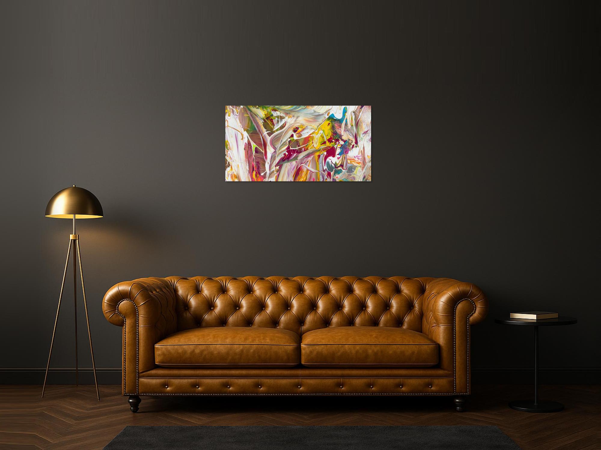 Abstraktes Bild auf Leinwand