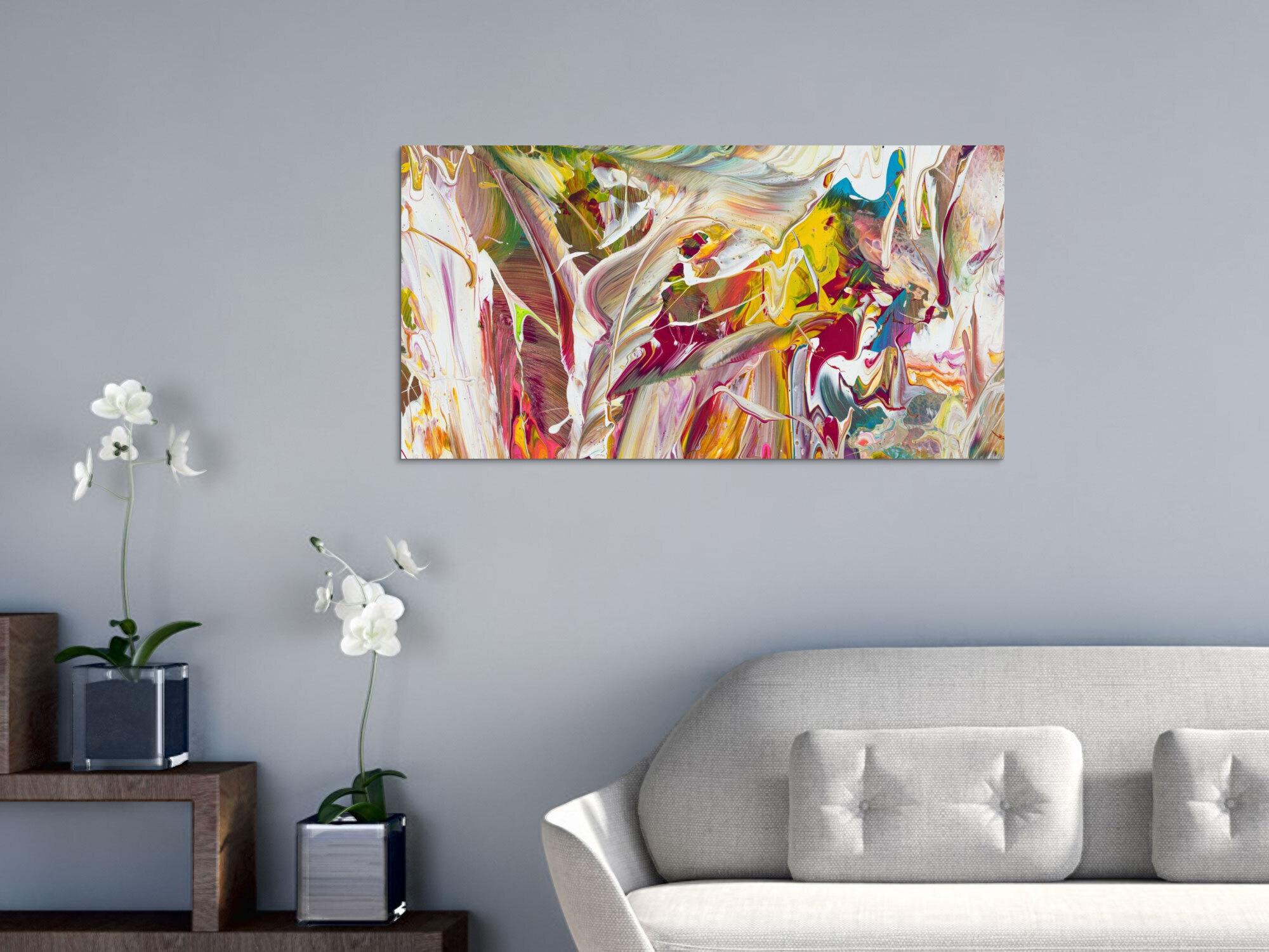 Abstraktes Bild auf Leinwand