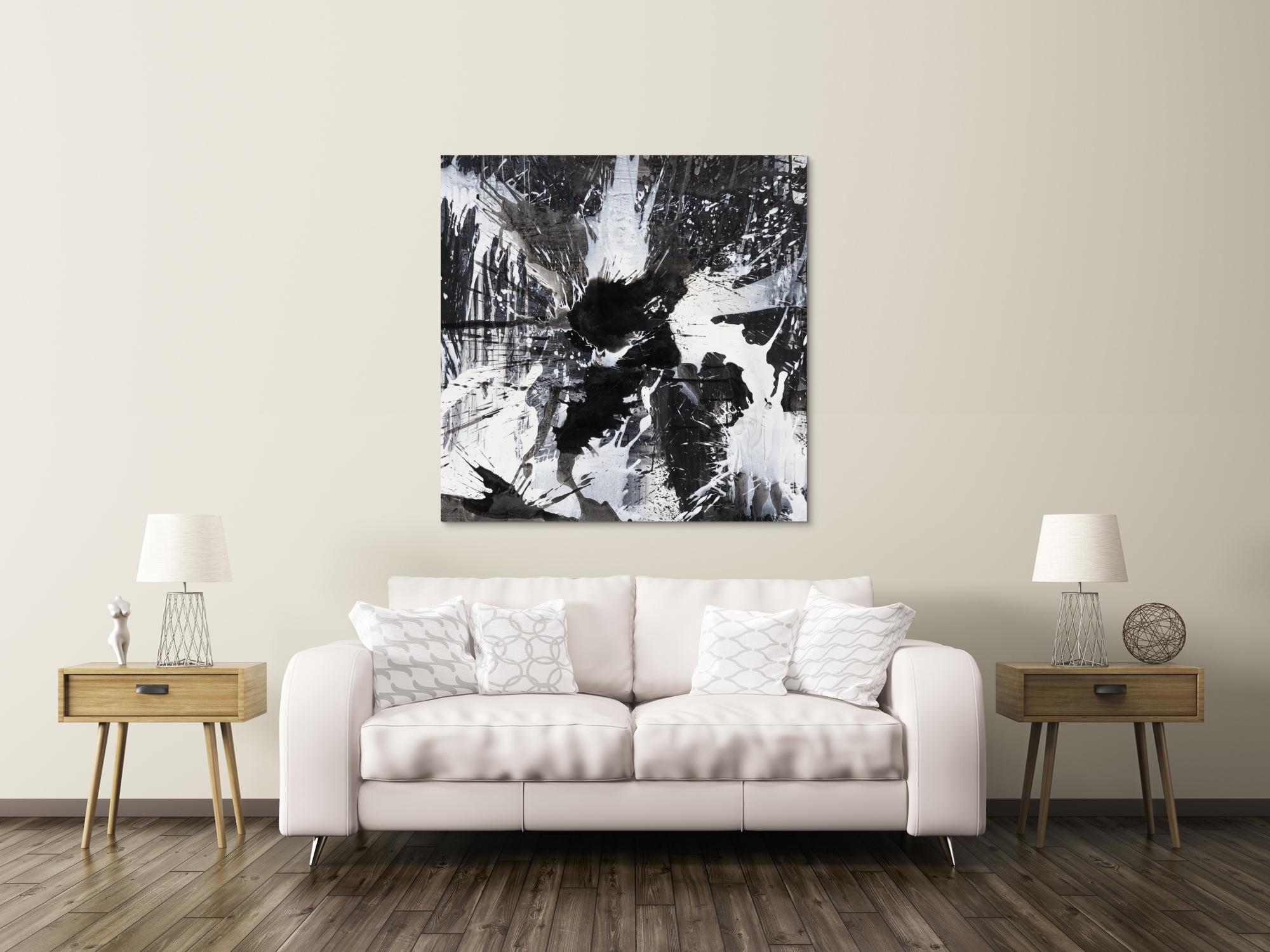 Abstraktes Bild auf Leinwand