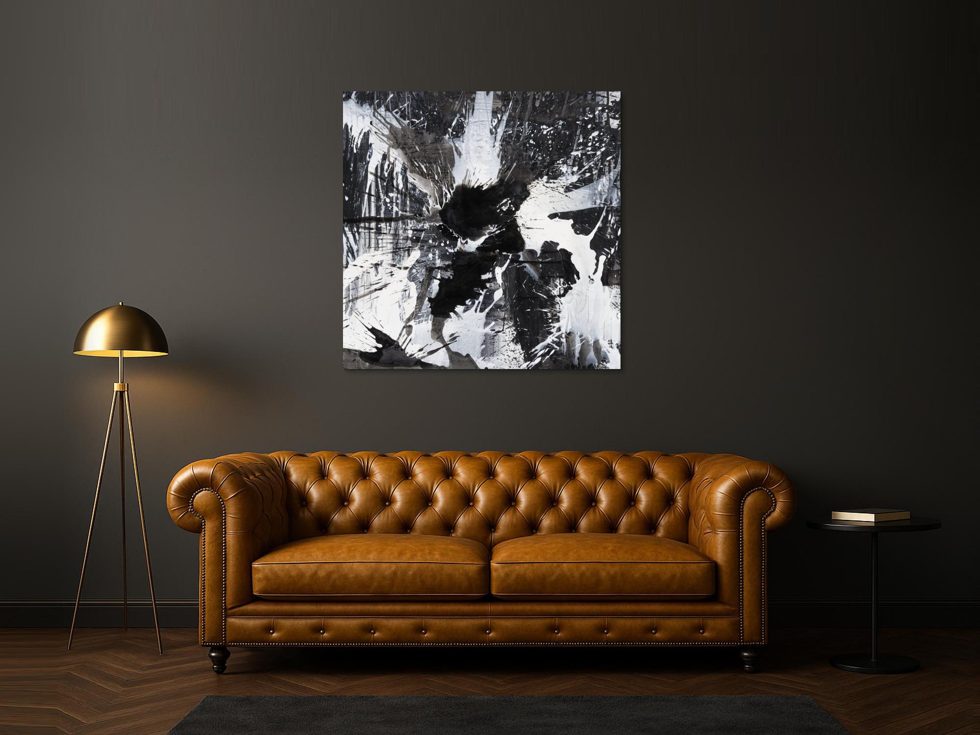 Abstraktes Bild auf Leinwand