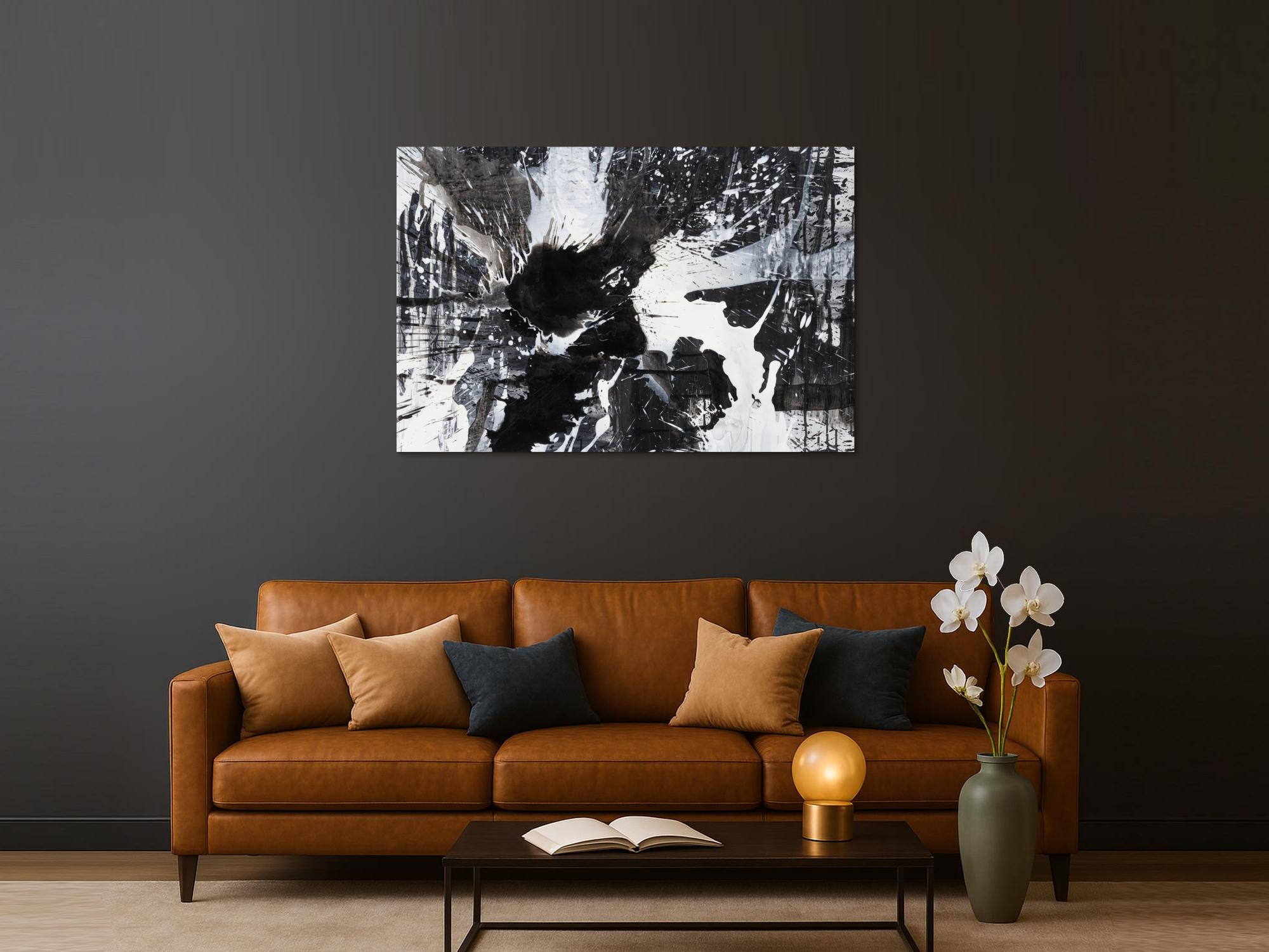 Abstraktes Bild auf Leinwand