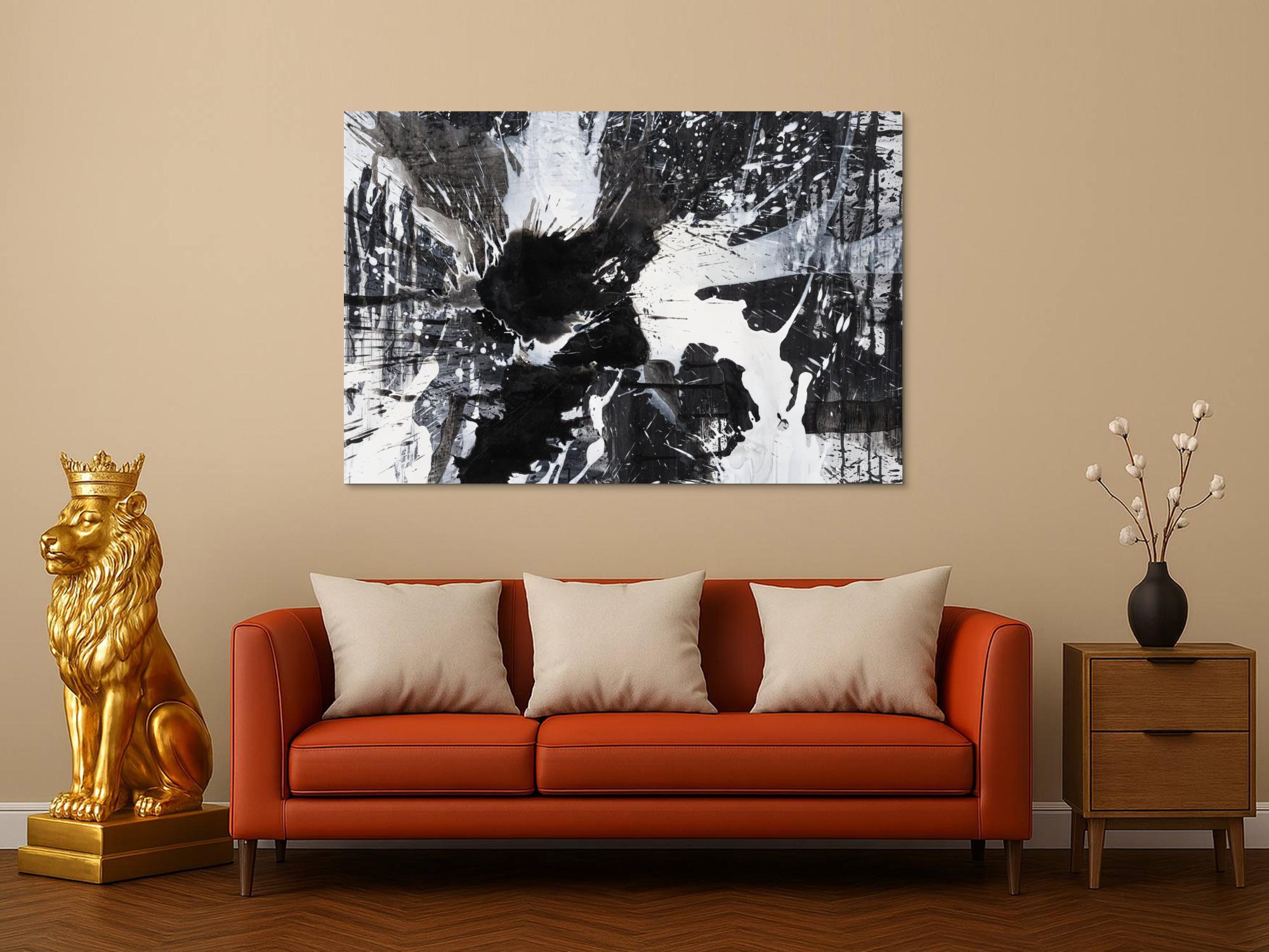 Abstraktes Bild auf Leinwand