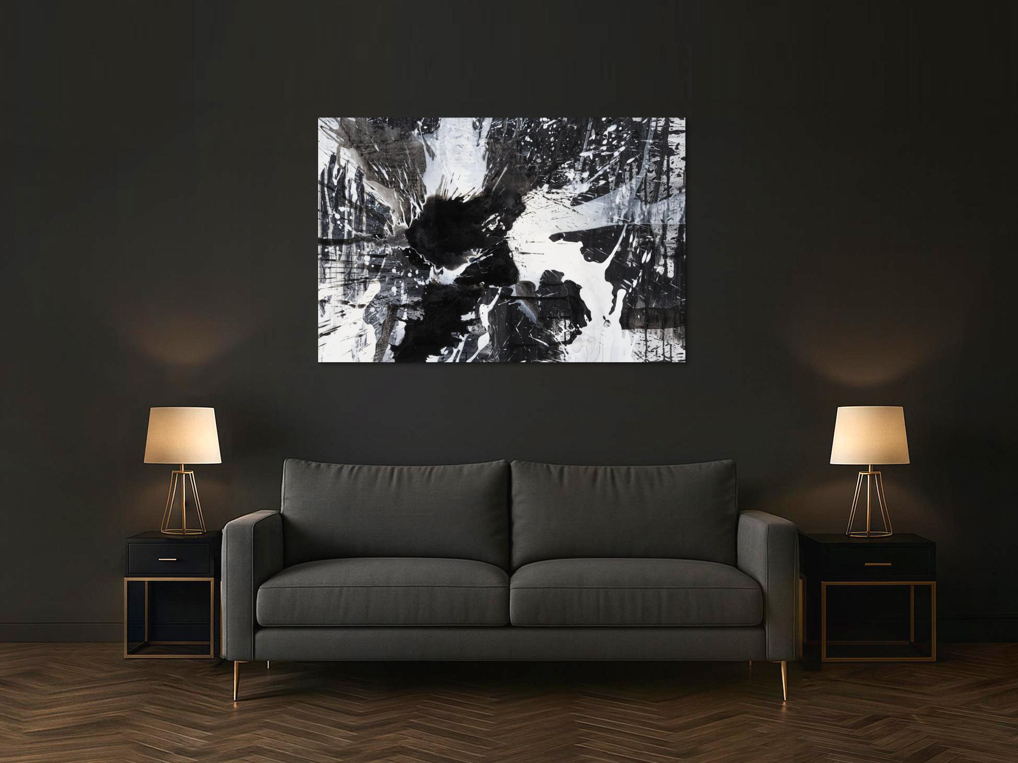 Abstraktes Bild auf Leinwand