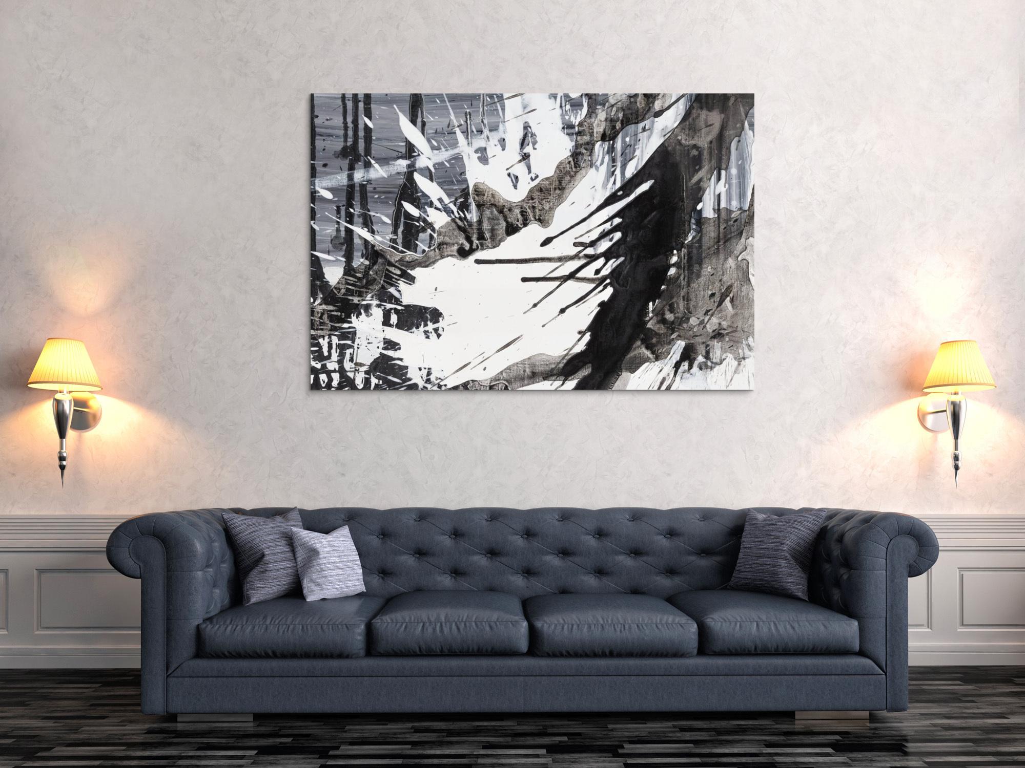 Abstraktes Bild auf Leinwand