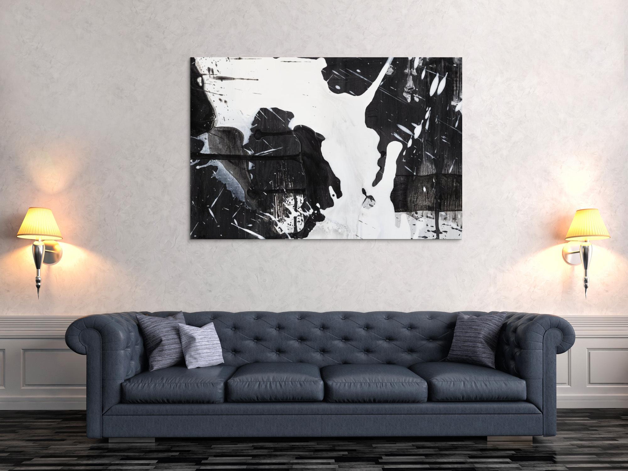 Abstraktes Bild auf Leinwand