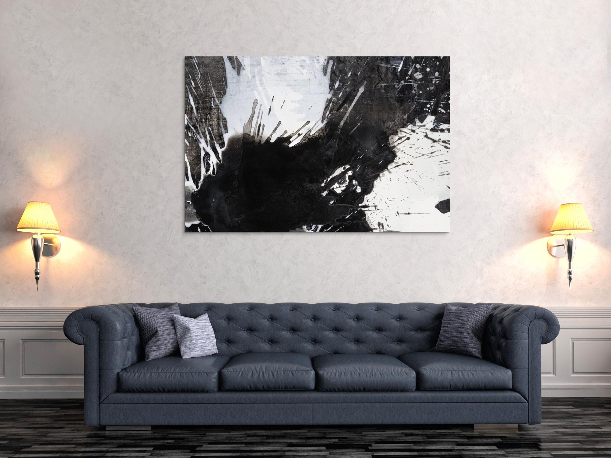 Abstraktes Bild auf Leinwand