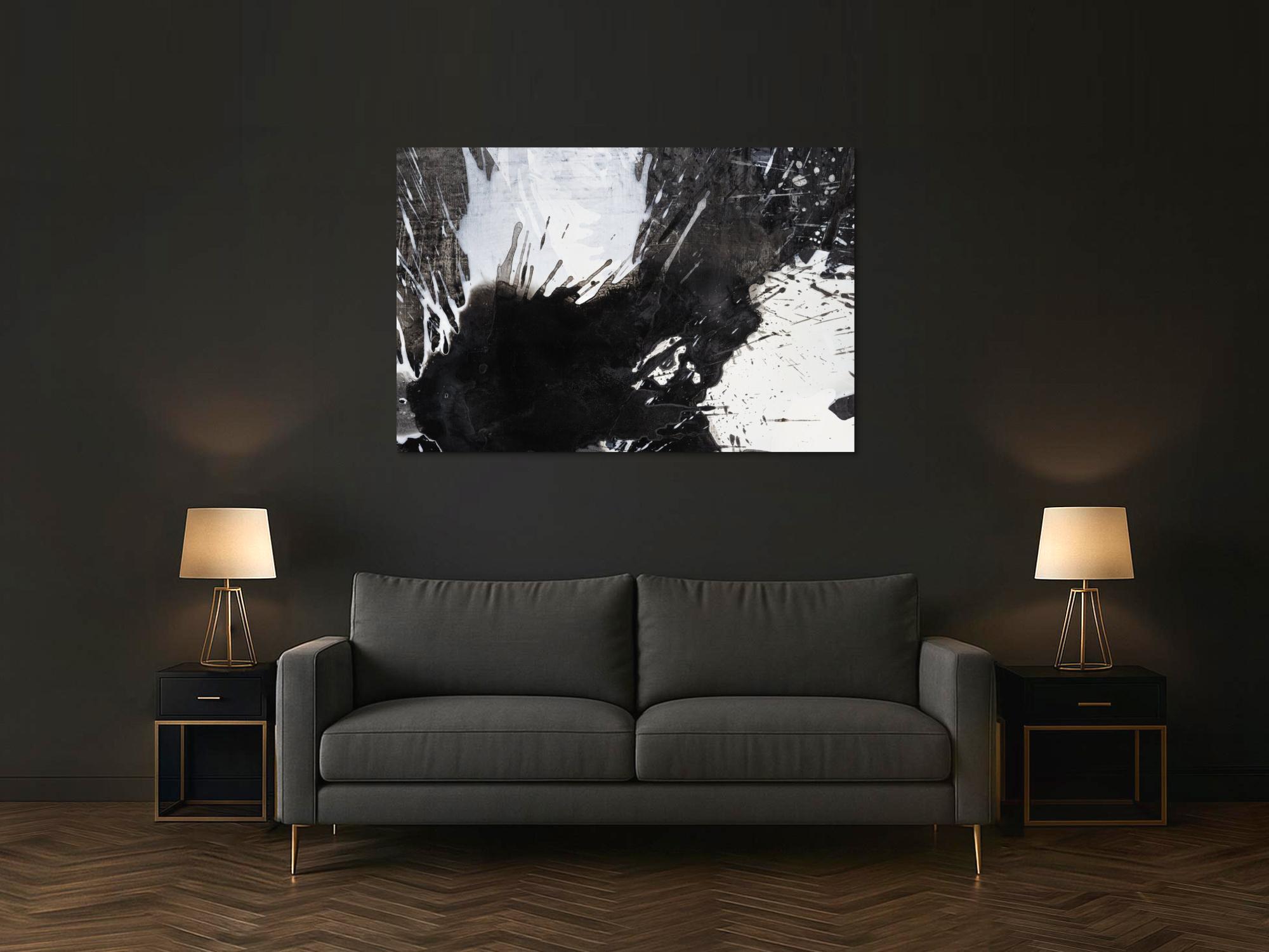 Abstraktes Bild auf Leinwand