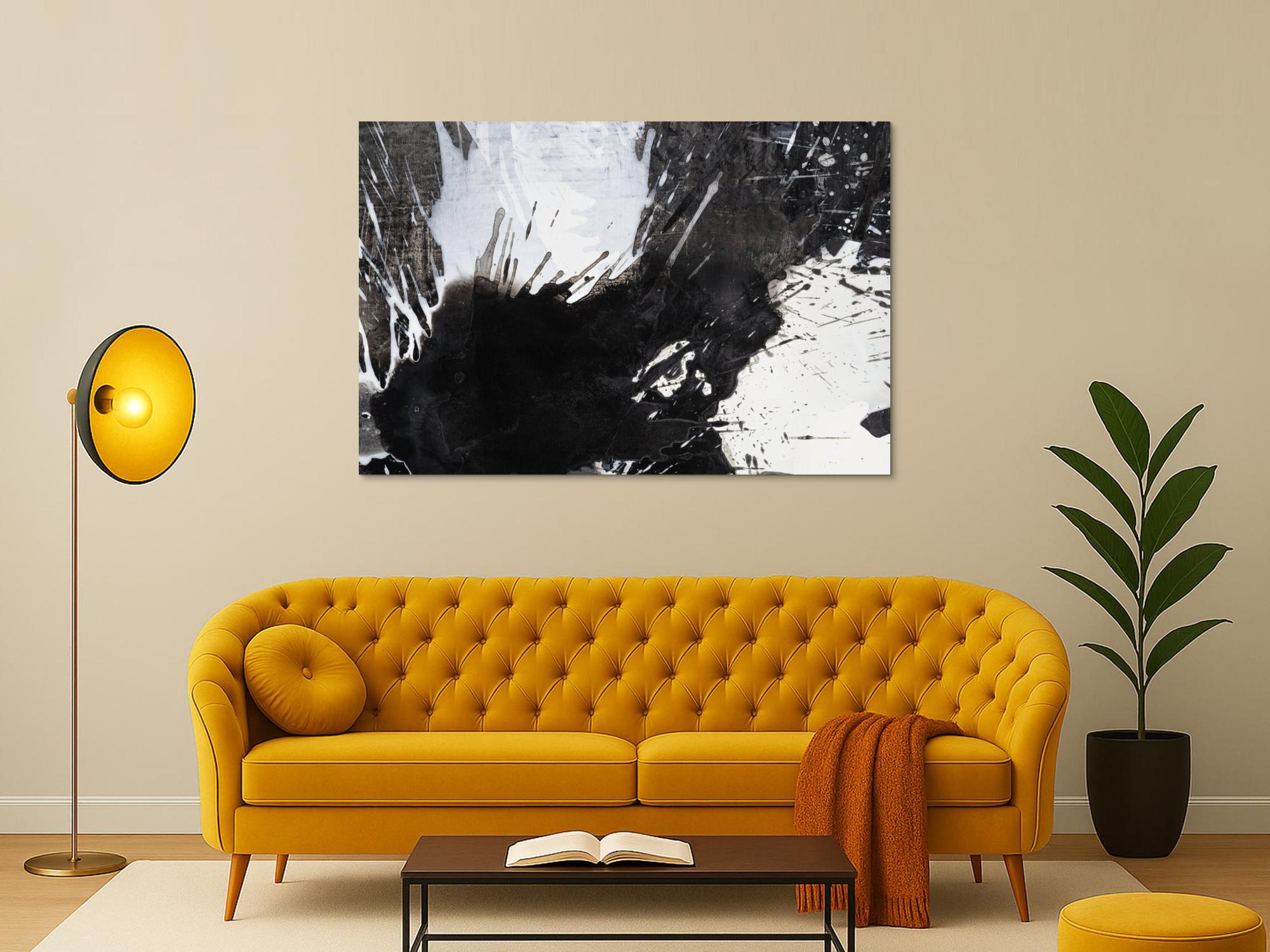 Abstraktes Bild auf Leinwand