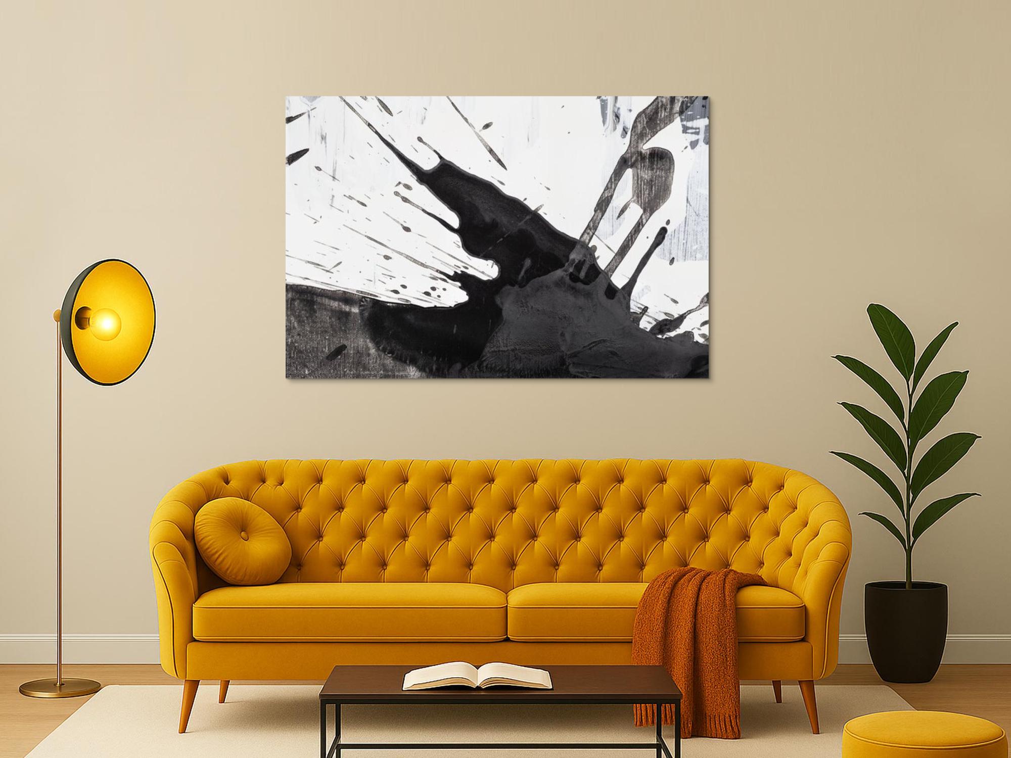 Abstraktes Bild auf Leinwand