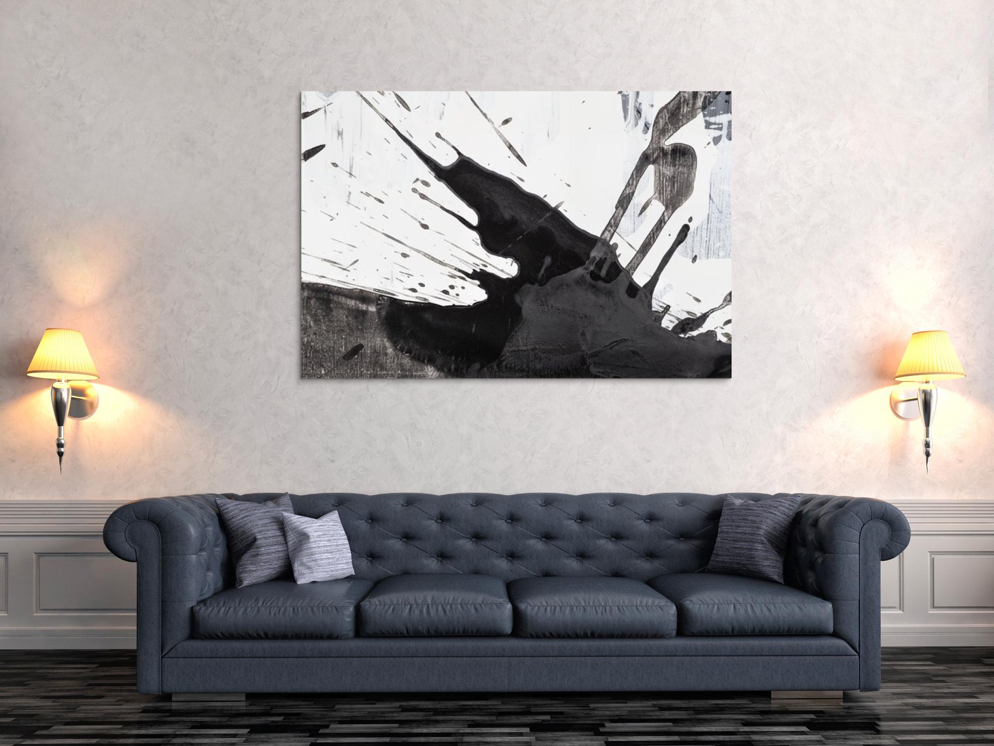 Abstraktes Bild auf Leinwand