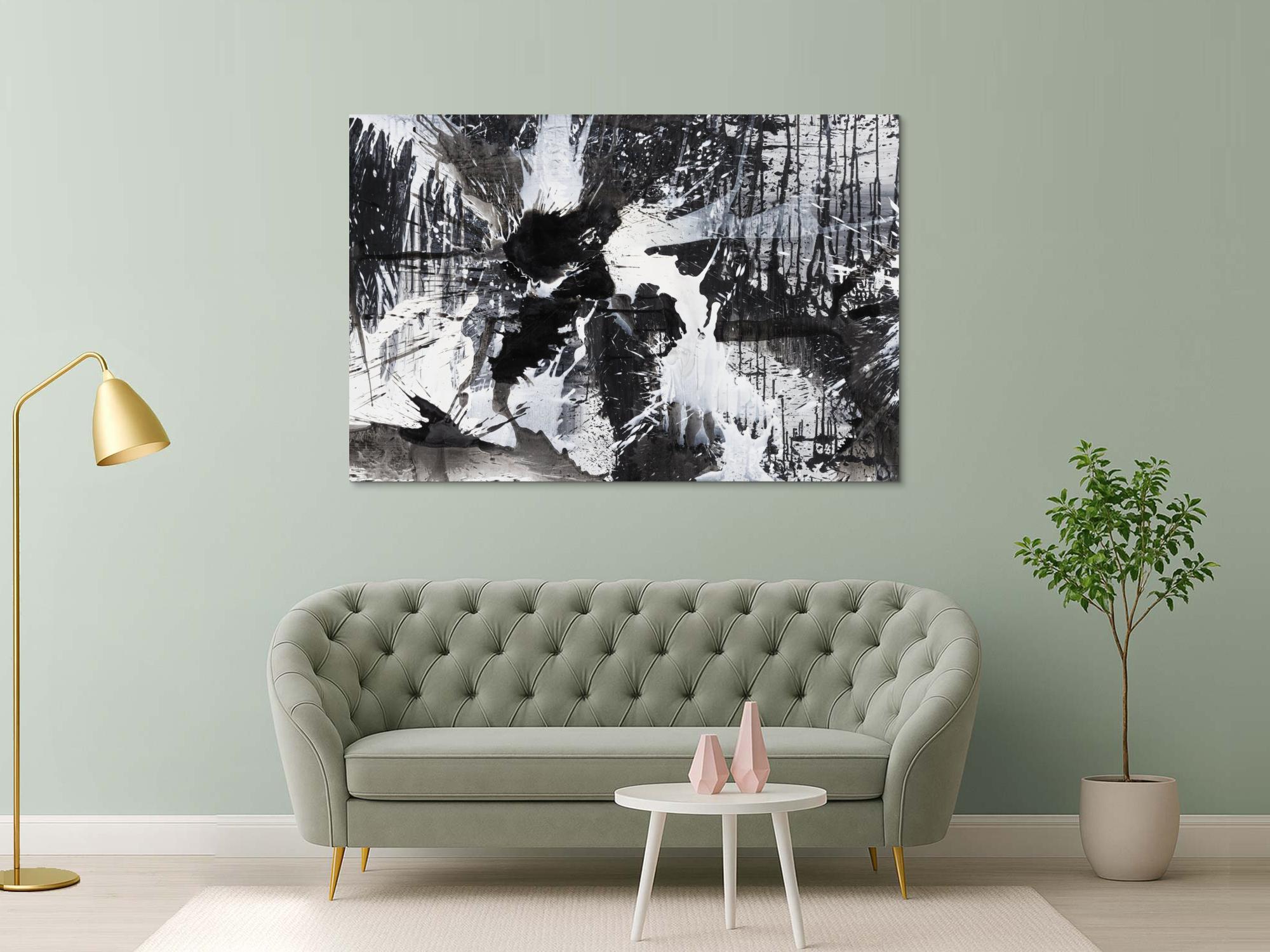 Abstraktes Bild auf Leinwand