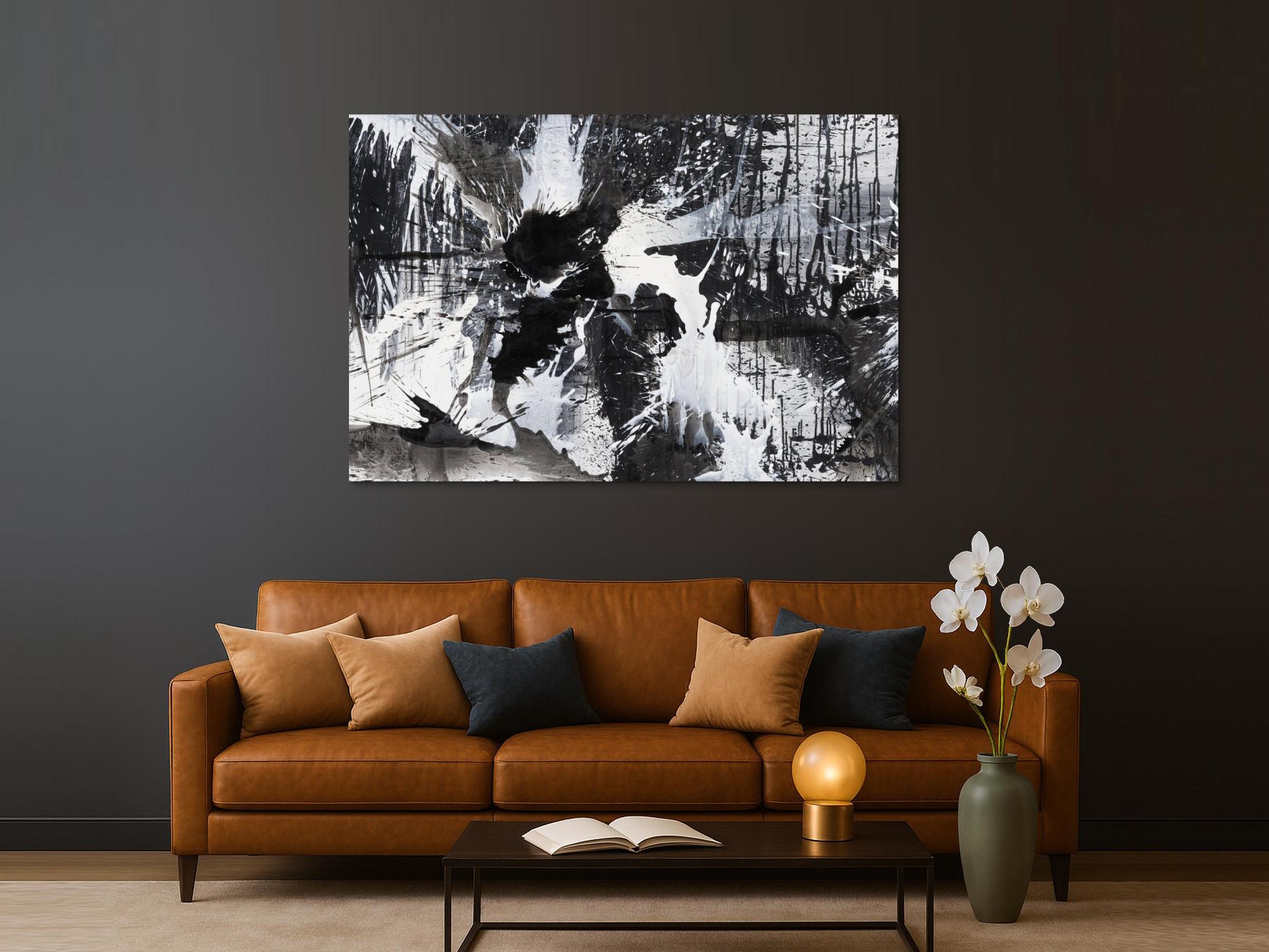 Abstraktes Bild auf Leinwand